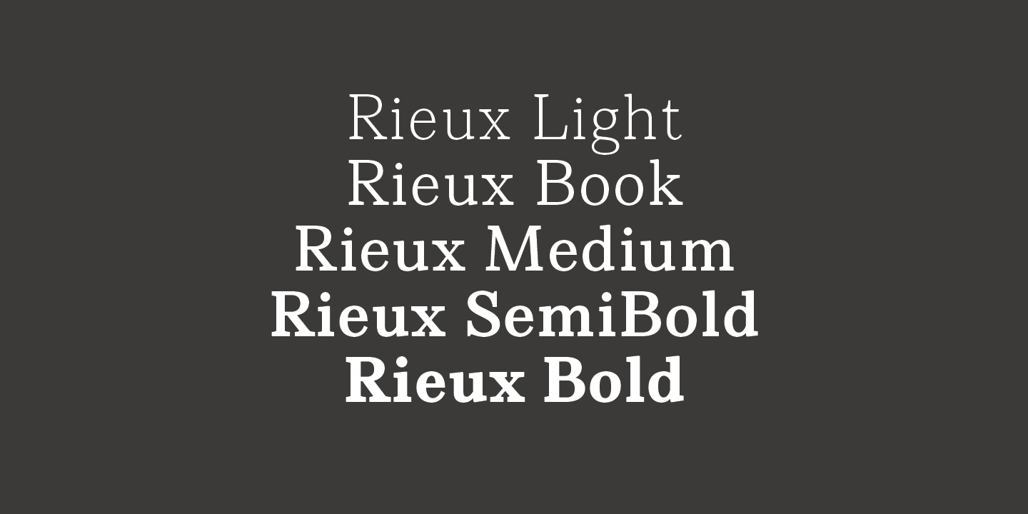 Rieux Font Family