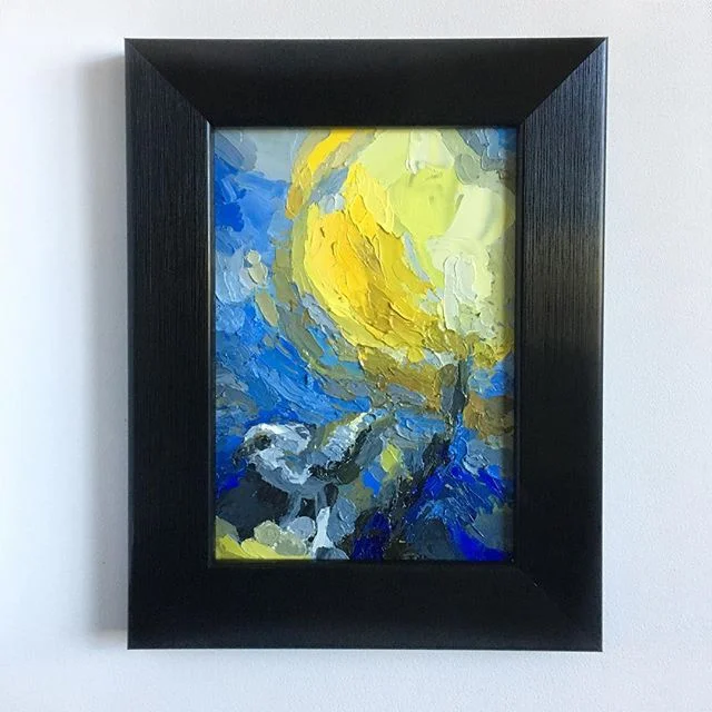 The dappled sun, 5”x7” oil on panel.jpg