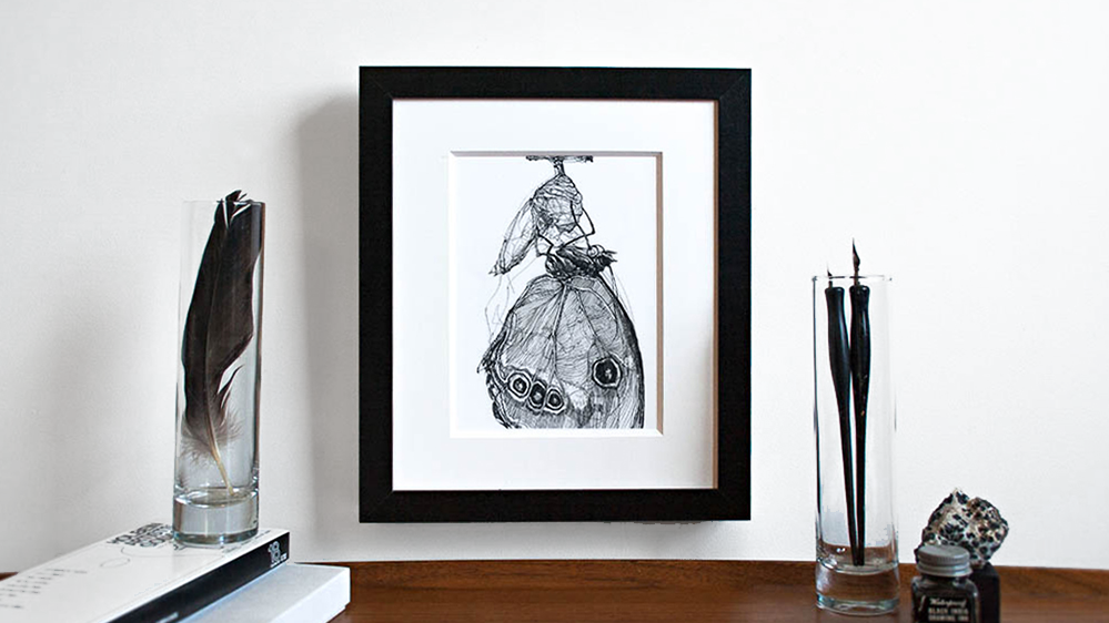 This collection celebrates the intricacy and beauty of the natural world. Each purchase of a piece of art in this collection supports conservation.