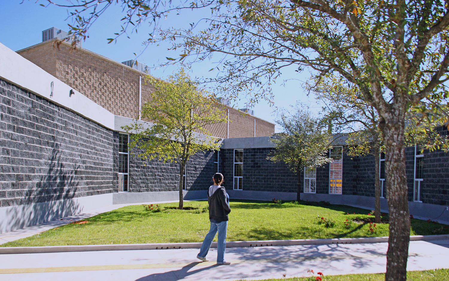 Patio entre accesos escala humana 2014.jpg