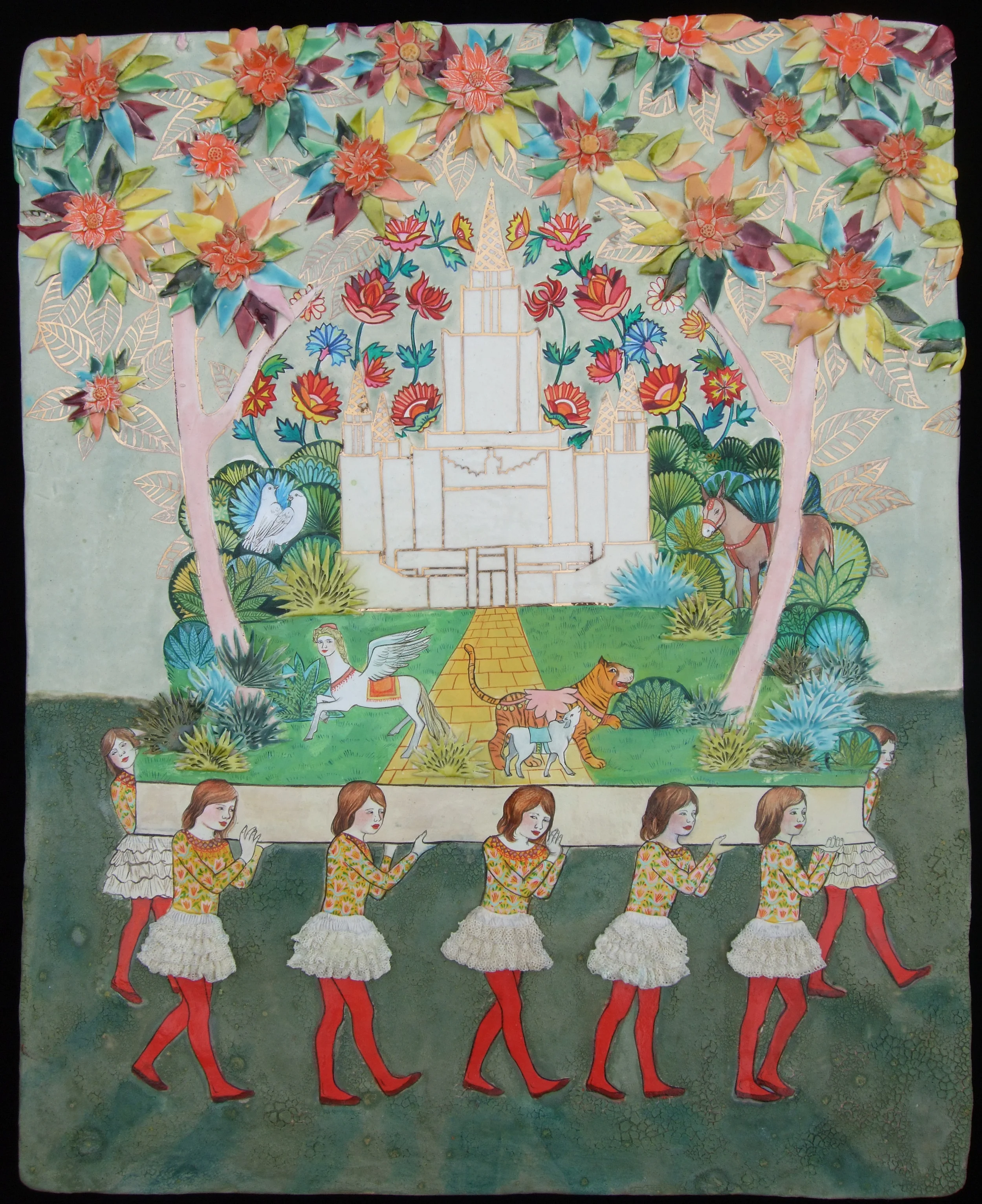 Art featured in "Temple of Flora"