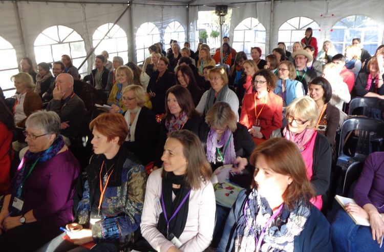 There were about 150 people at the conference. See if you can find me! ;-)