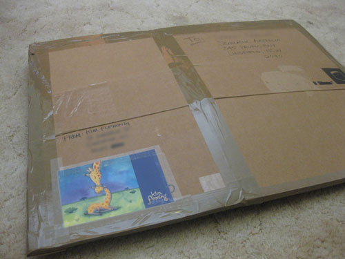 packaged up and ready to fly up to Sydney