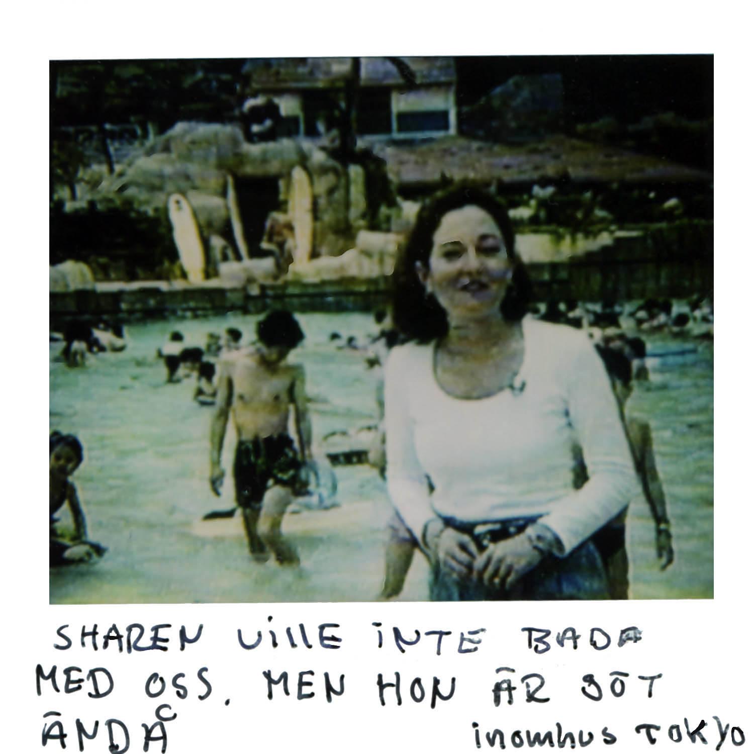 Sharen did not want to swim with us, but she is cute anyhow. Indoors Tokyo 