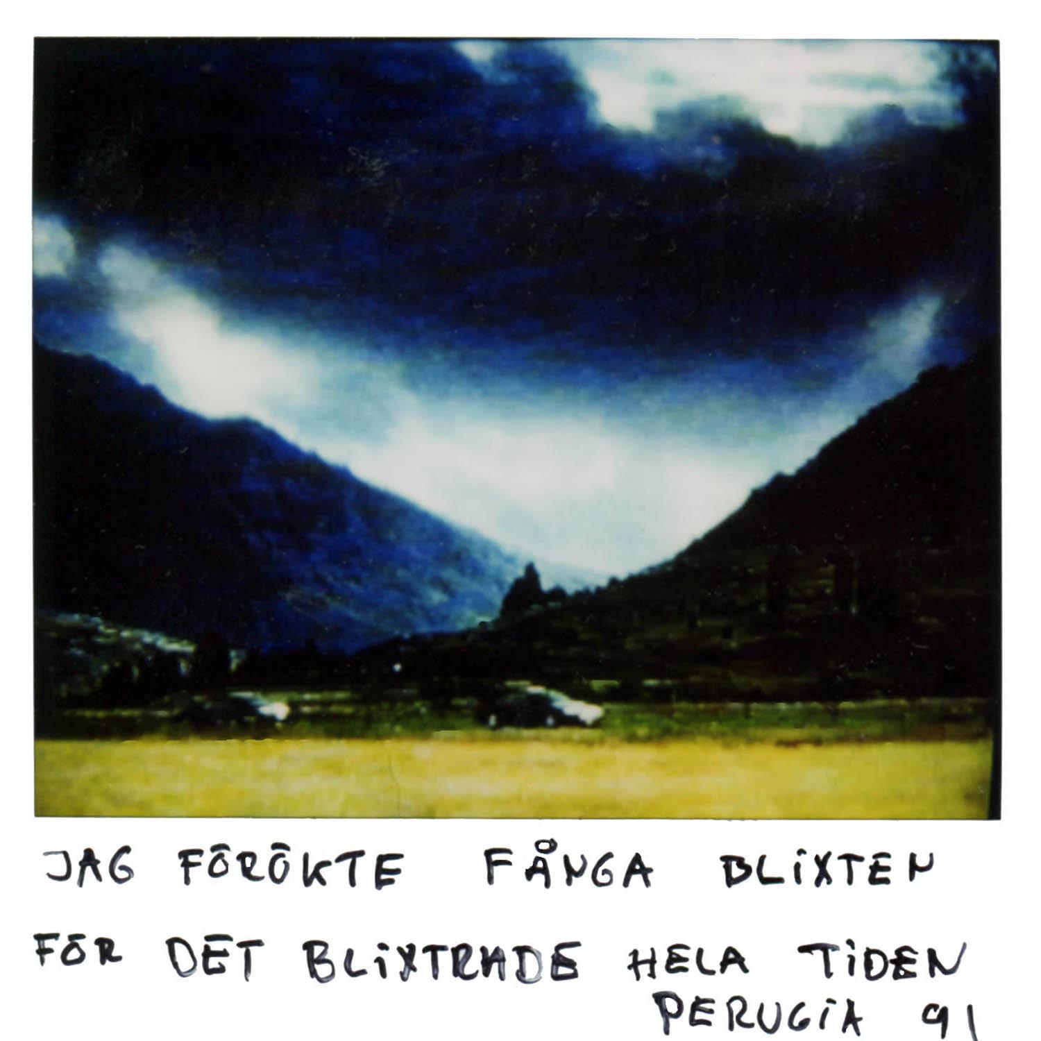 I tried to capture the flash-lightning , it was flashing all the time Perugia -91