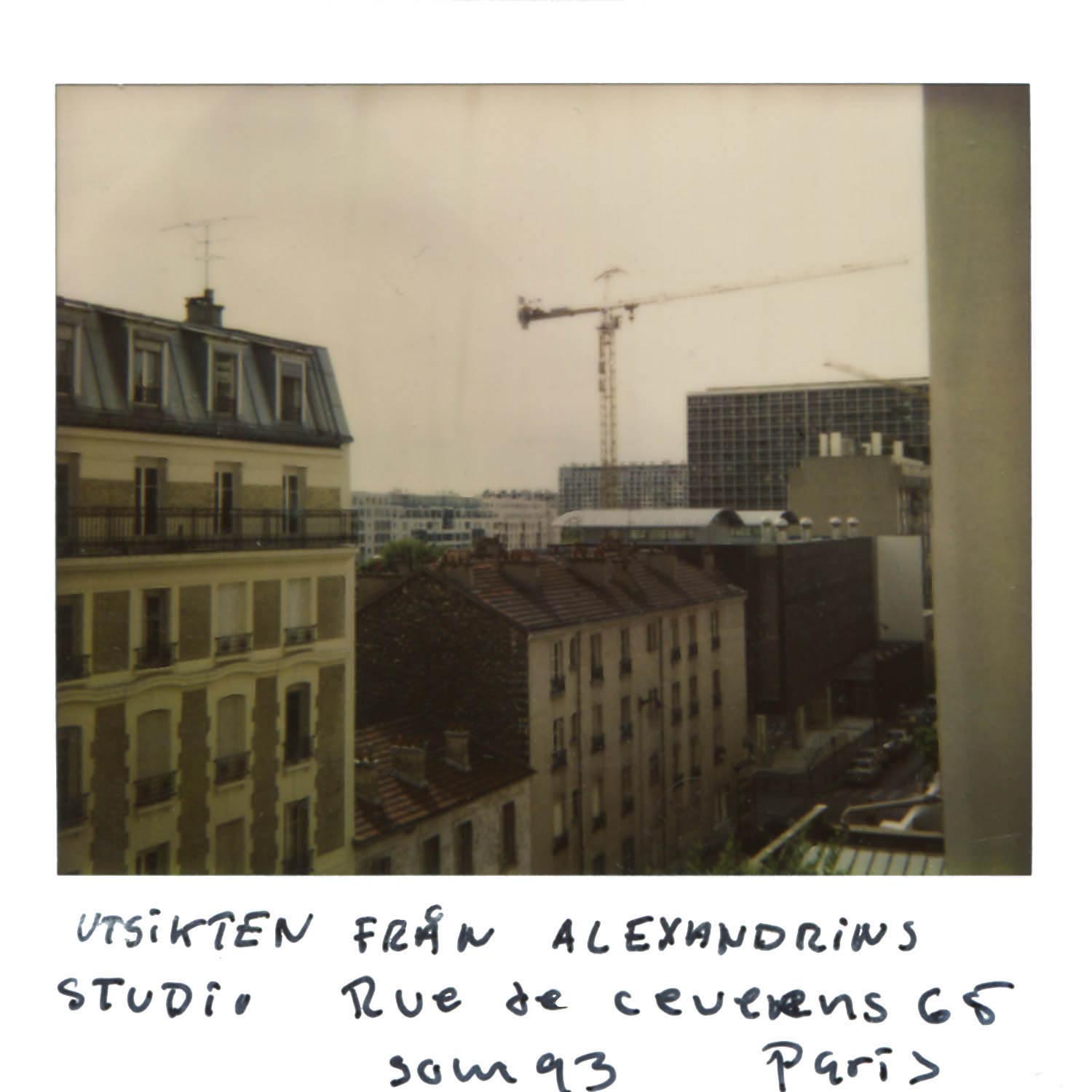 The view from Alexandrines studio at Rue de Ceveens 65 , summer in Paris -Paris 