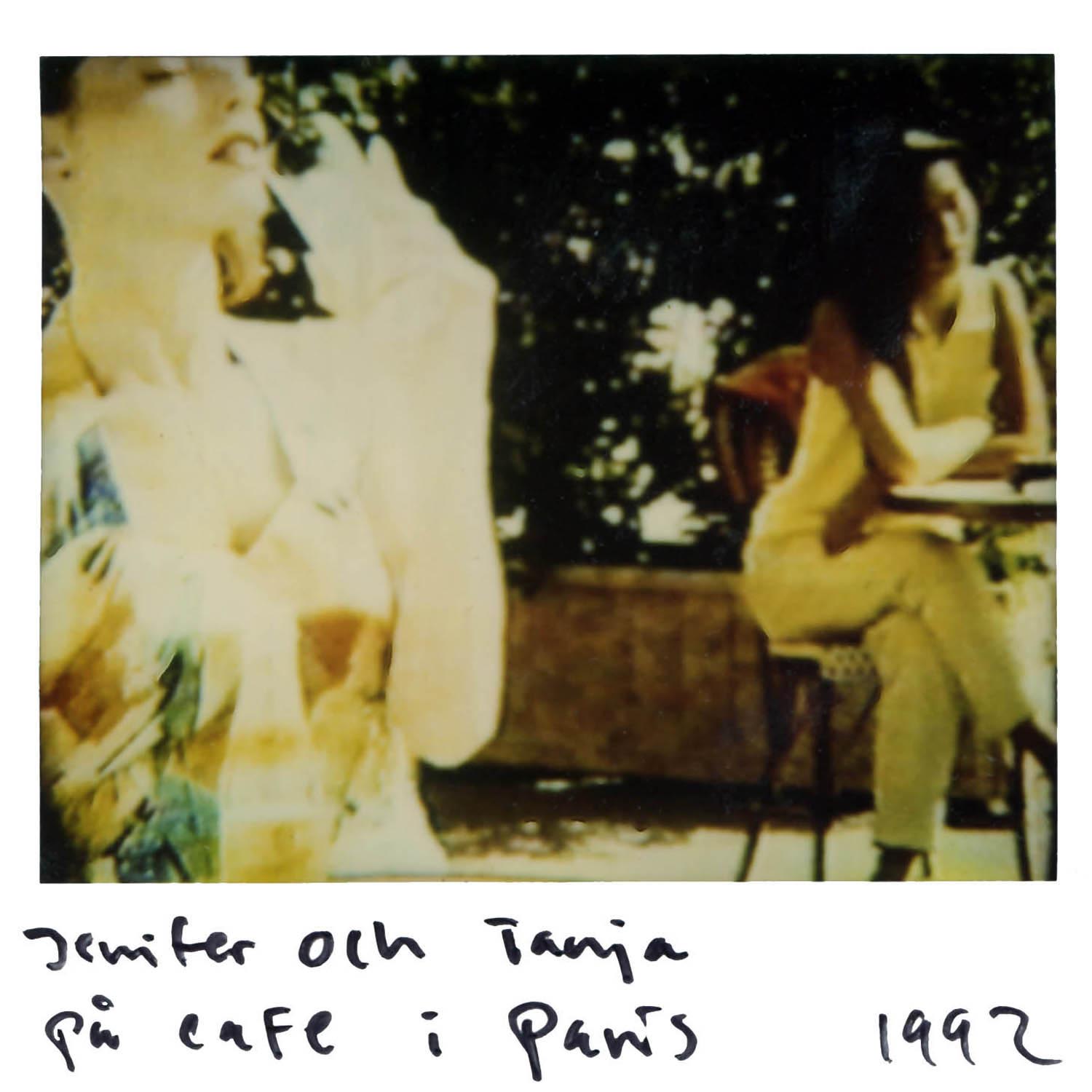 Jennifer & Tanja at the Cafe in Paris- 1992