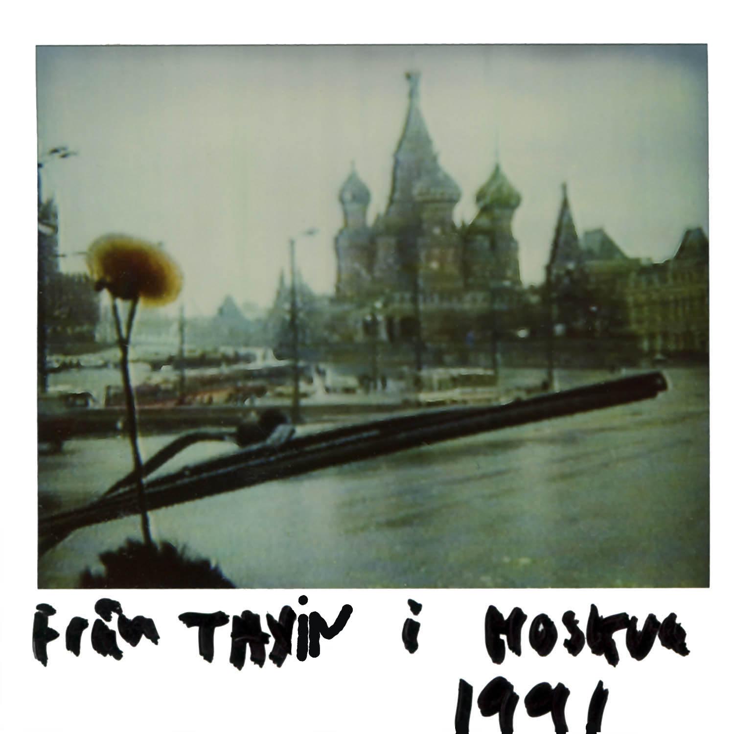 pic taken from the taxi in Moscow 1991