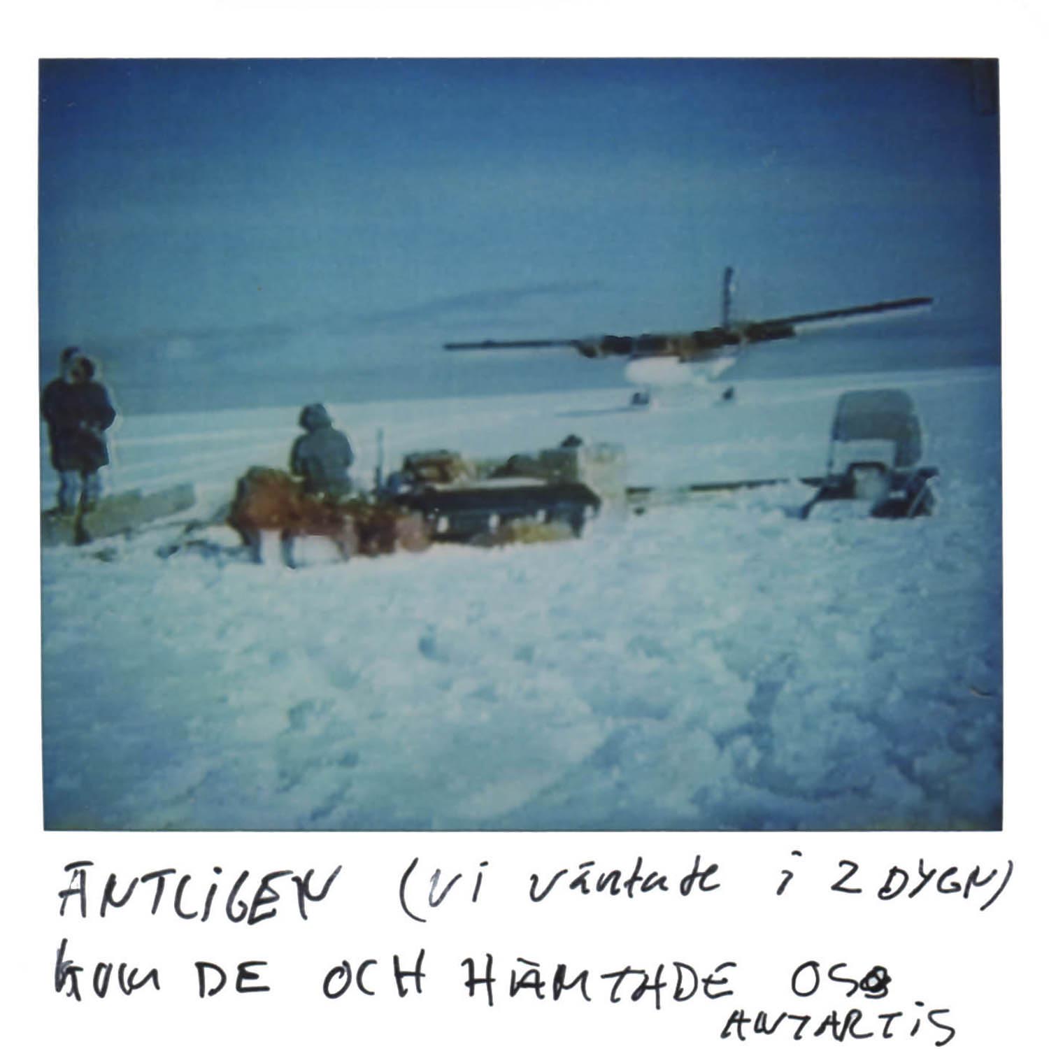 Finally (we waited 48 h) the came and piked us up The Antarctic