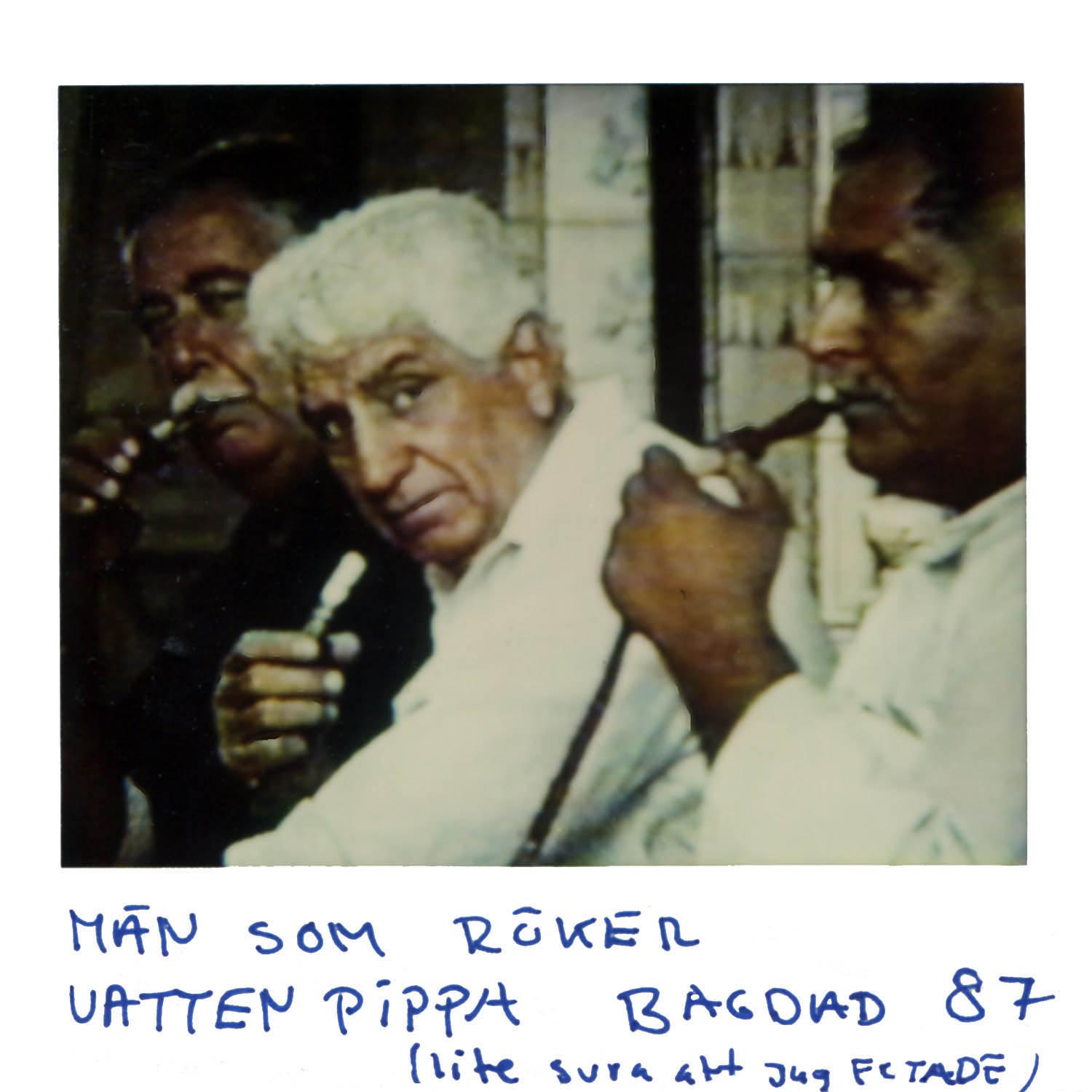 Men who smoked hookah Bagdad (they did´t like me taking this picture)