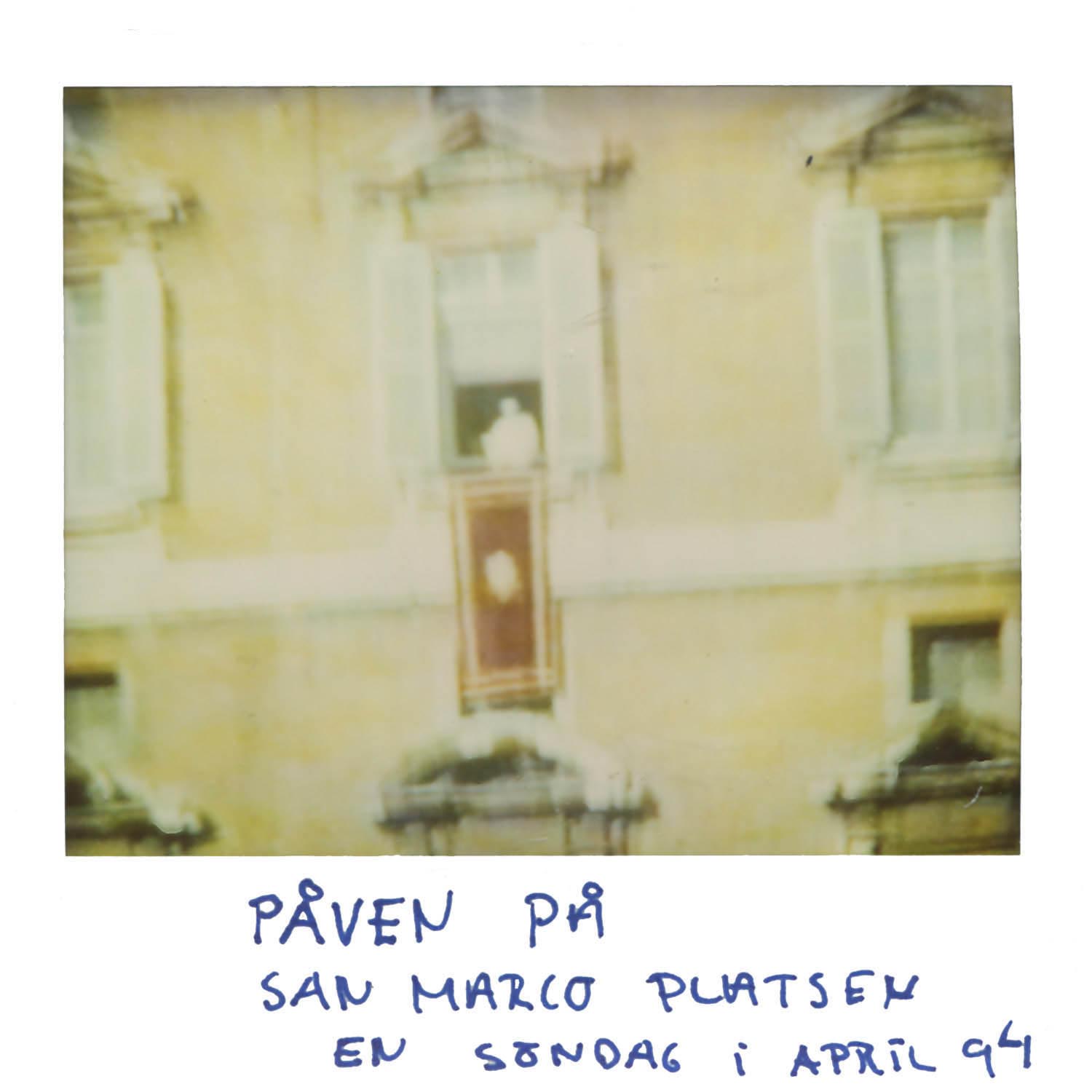The Pope talking at Piazza San Marco a sunday in april -94