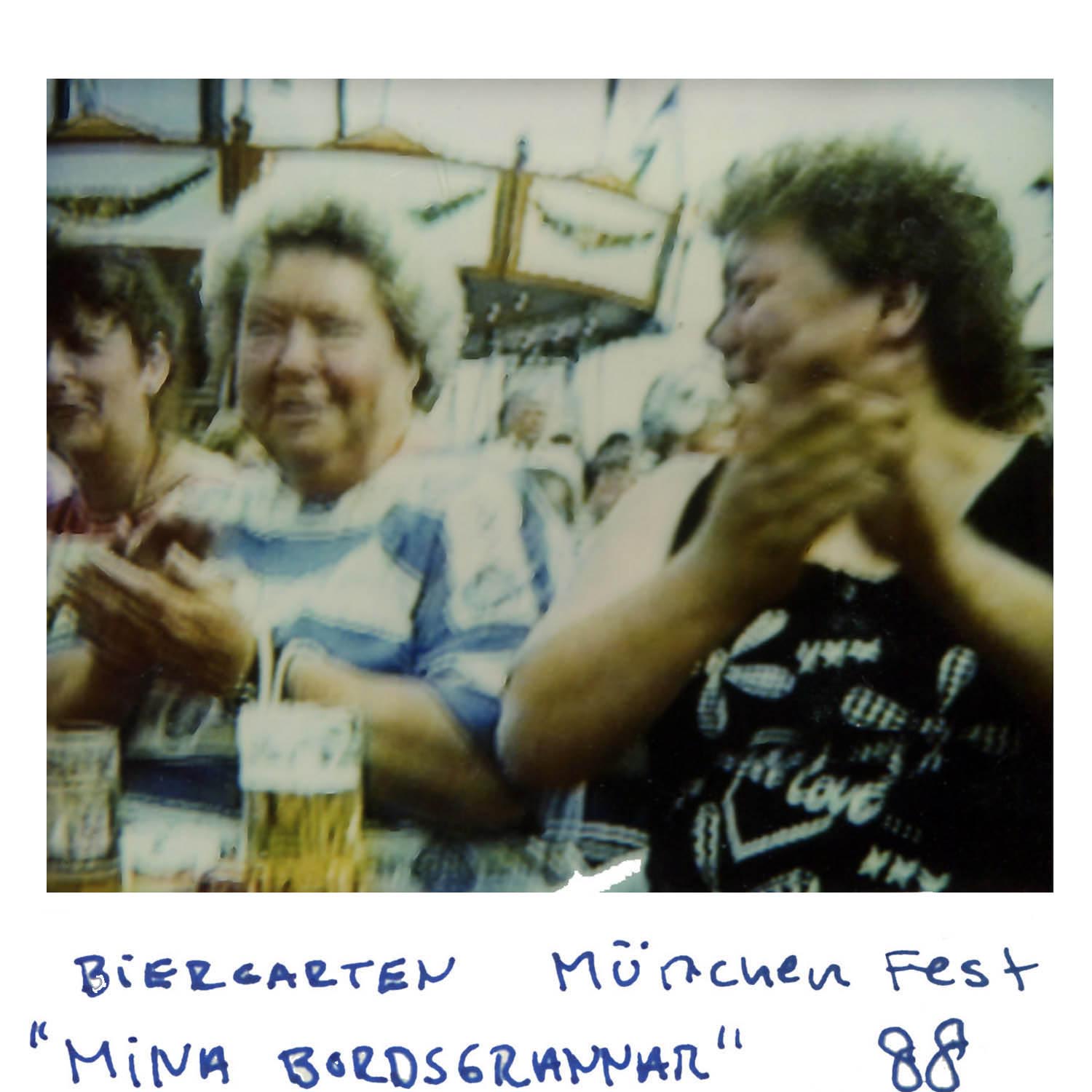 Biergarten My table friends at the Oktober fest 