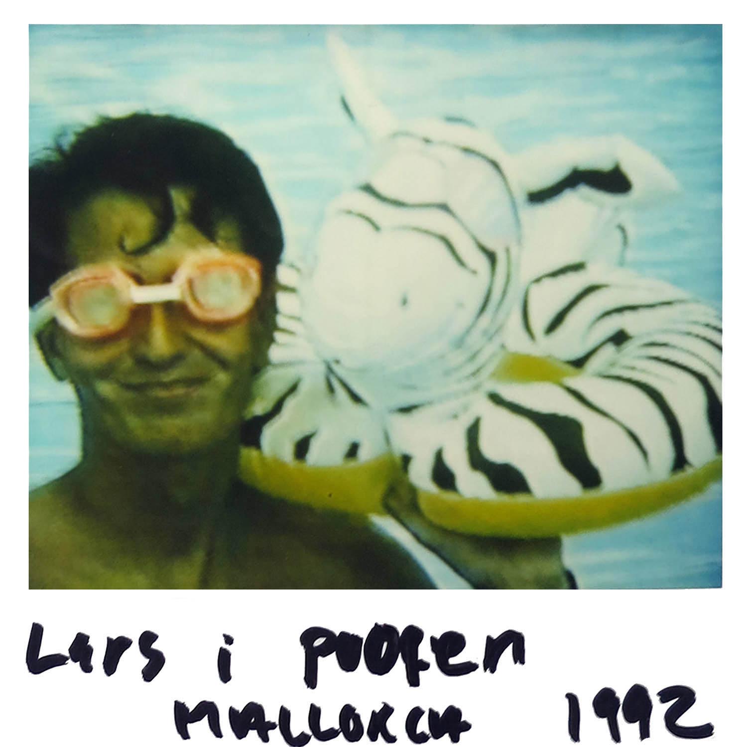 Lars in the pool Mallorca 1992
