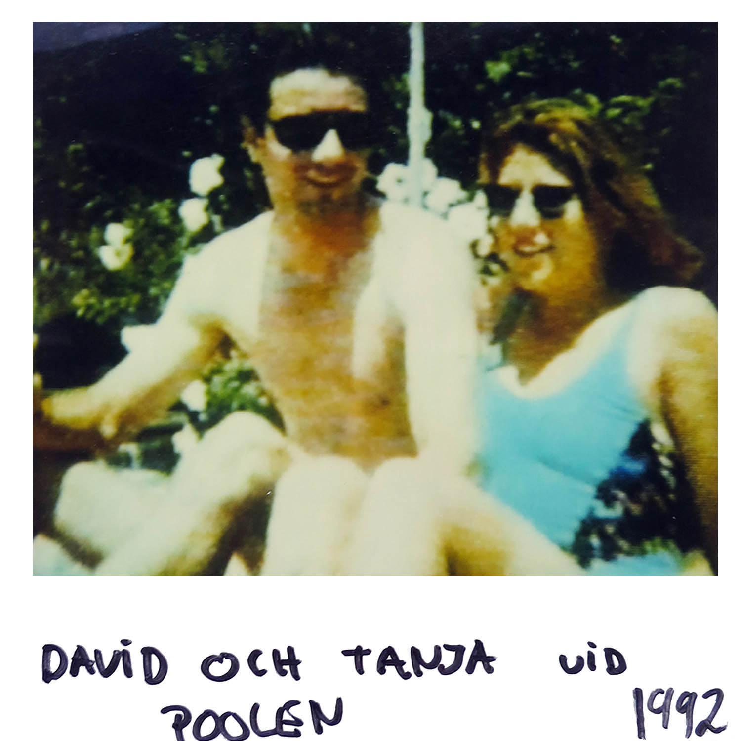 David and Tanja by the pool 1992