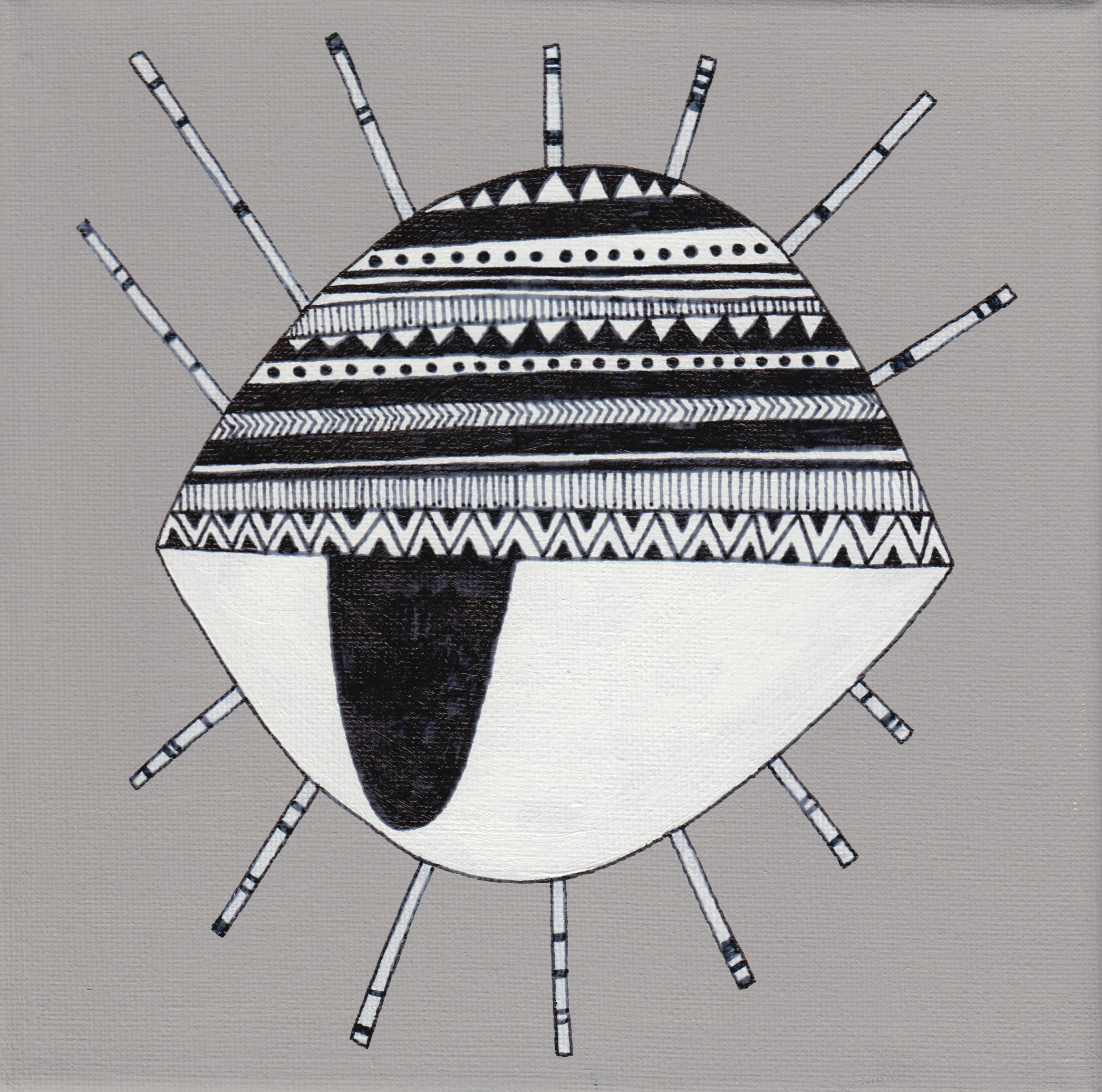 "eye", teal, 20x20cm, € 36,-