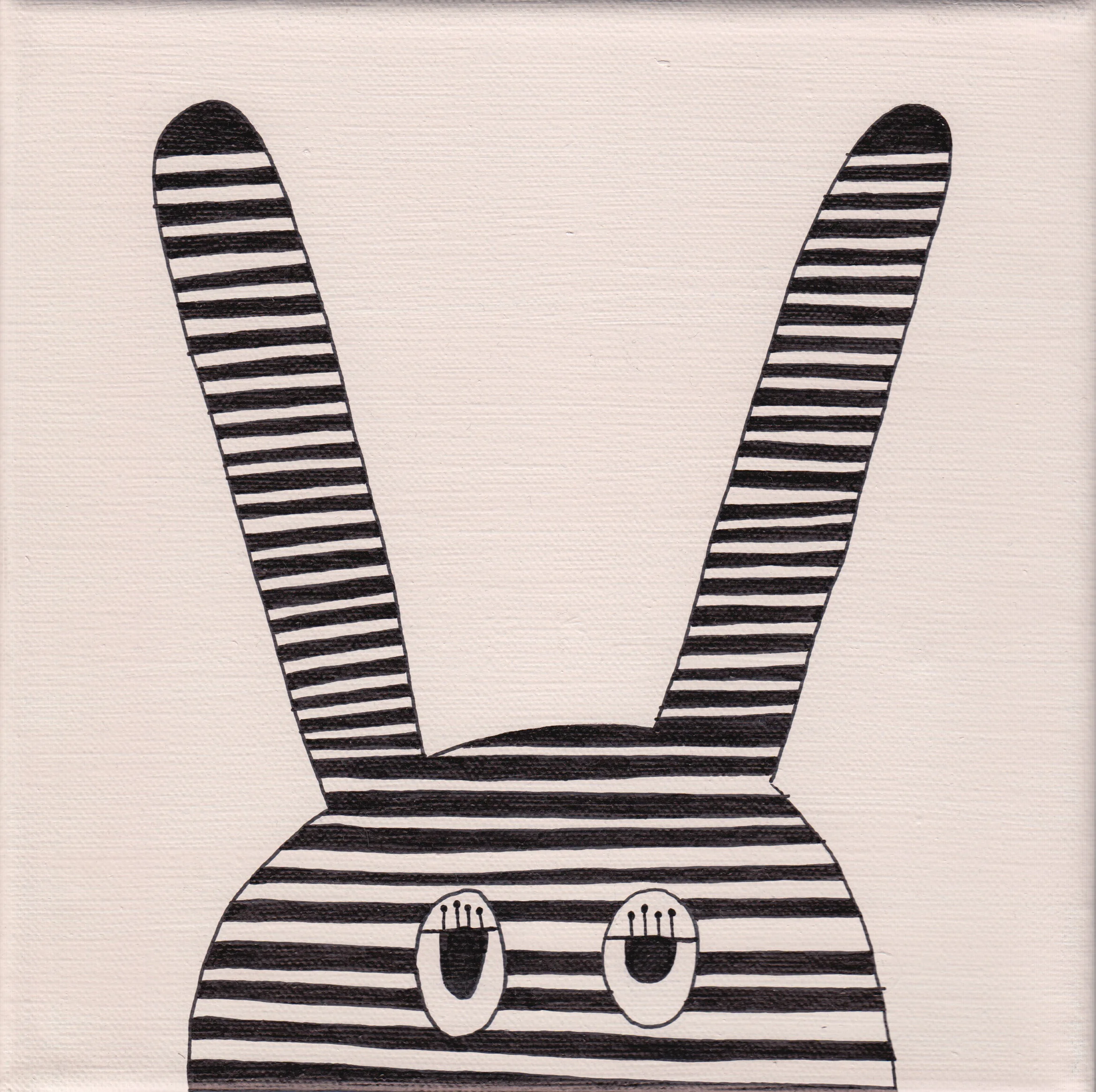 "bunny", rosé, 20x20cm, € 36,-