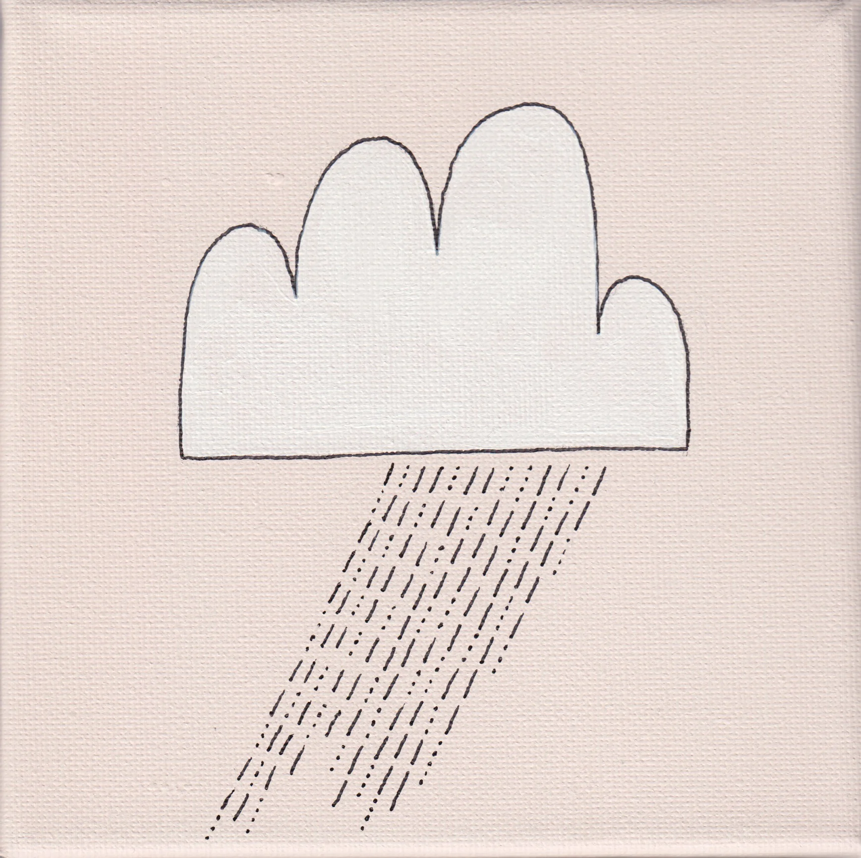 "rain", rosé, 15x15cm, € 24,-