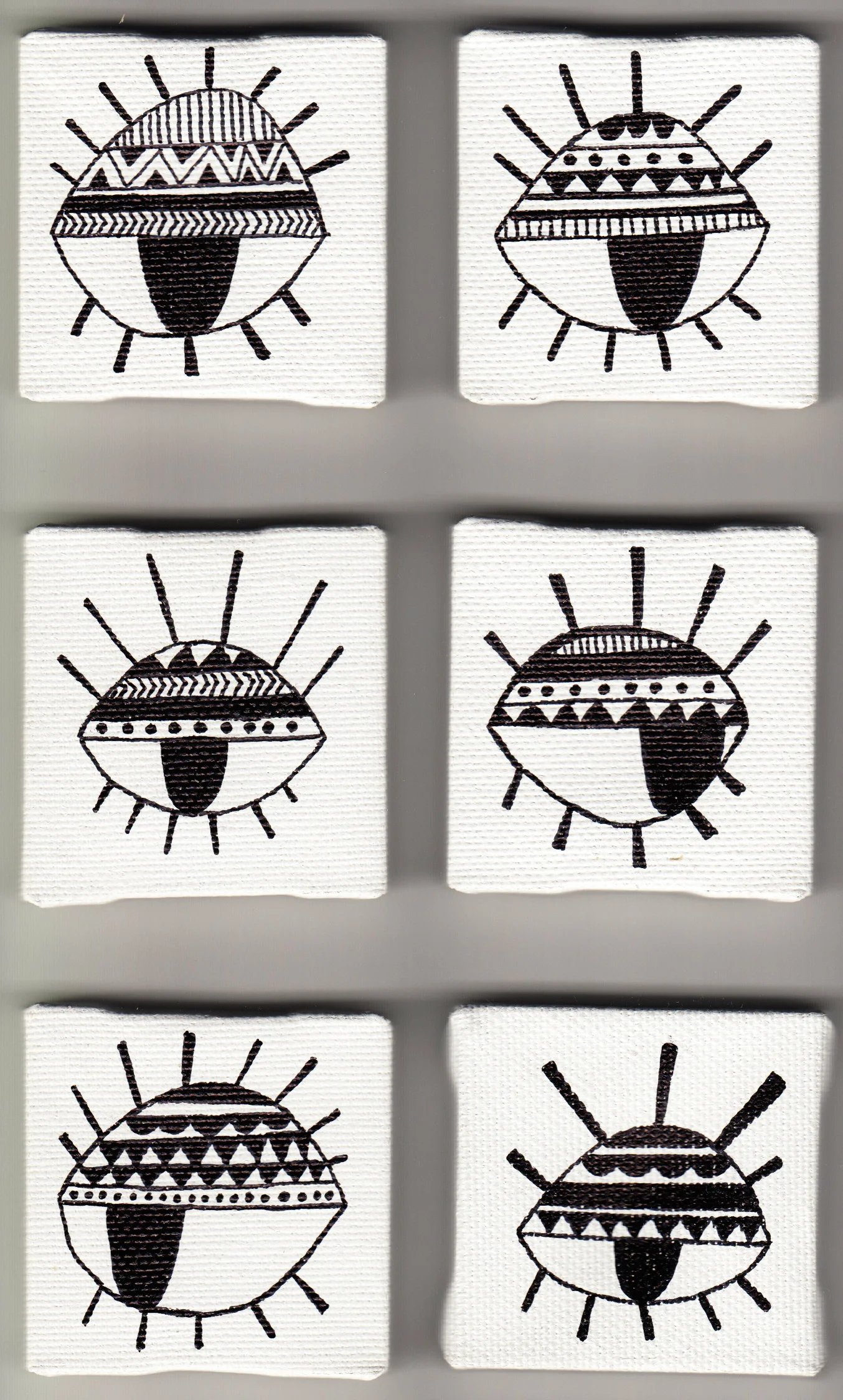 "eyes", white, 2er Set € 9,-