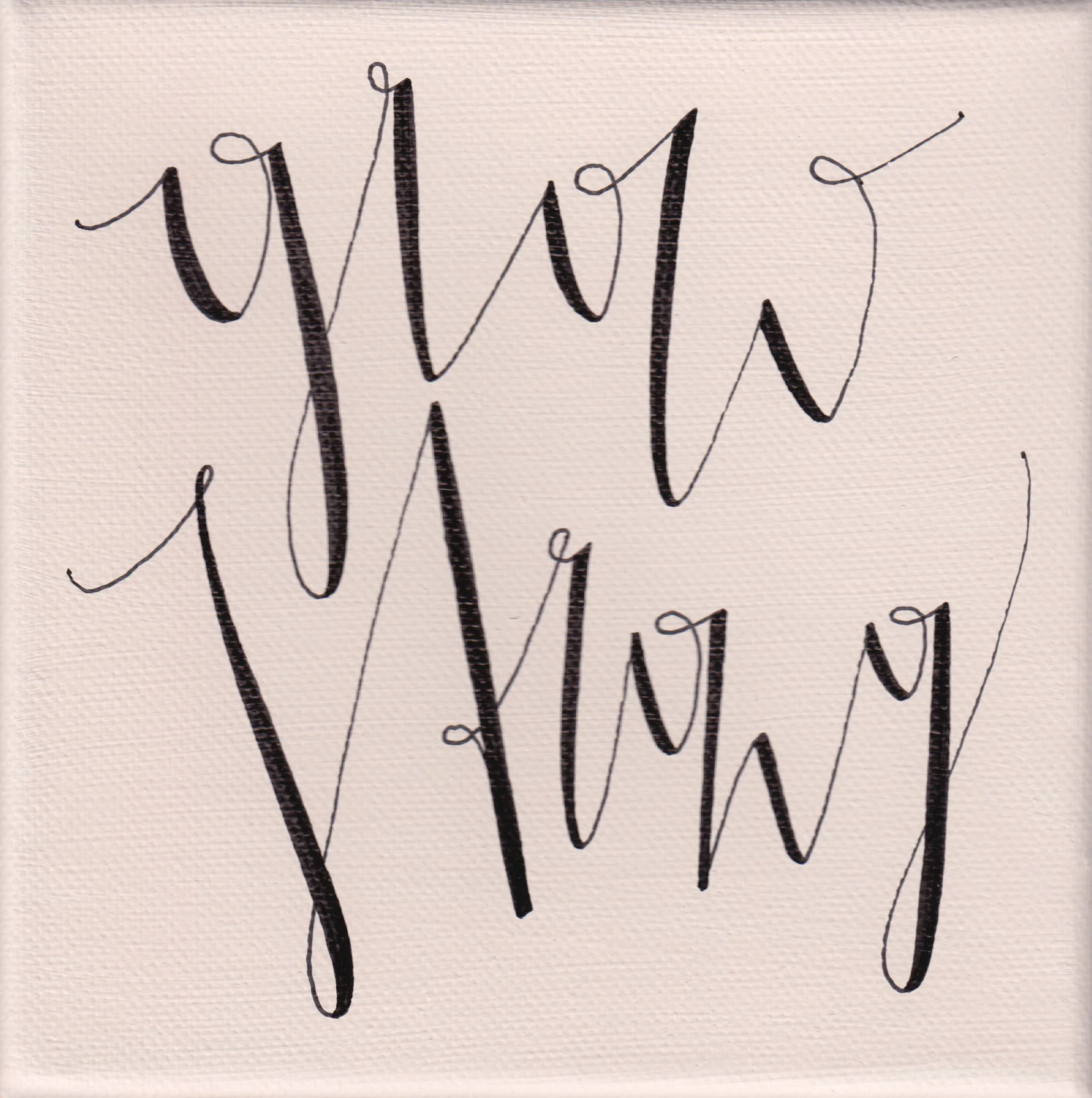 "grow strong", rosé, 15x15cm, € 16,-