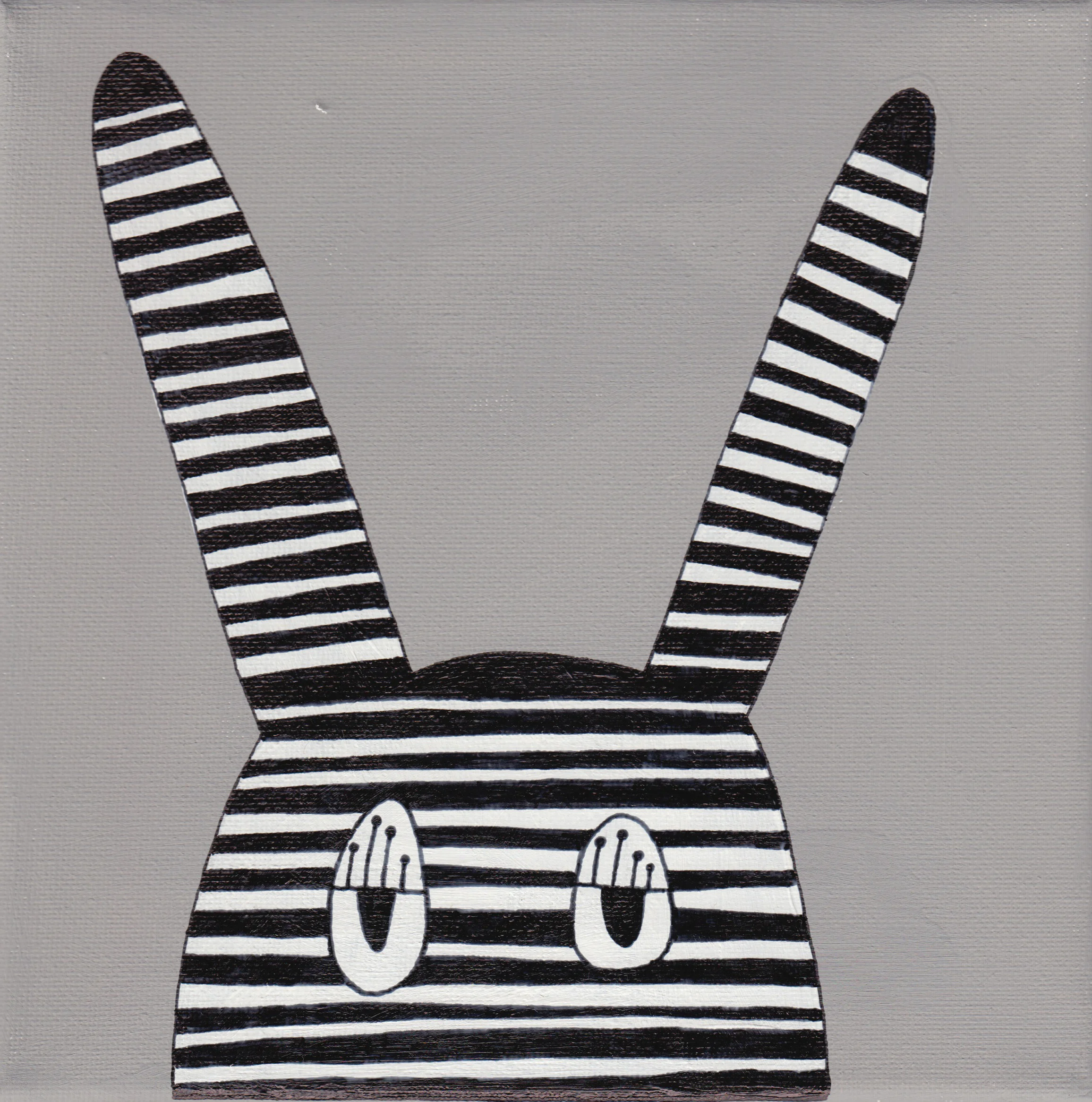 "bunny", teal, 20x20cm, € 36,-