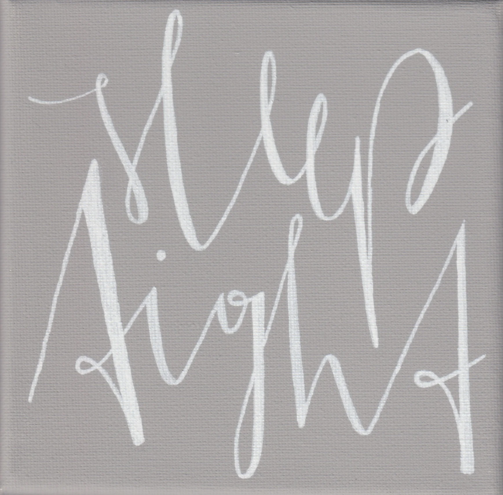 "sleep tight", teal, 15x15cm, € 16,-