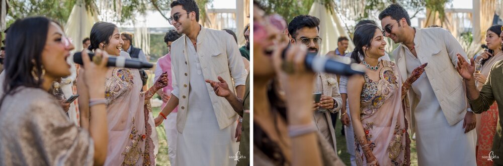 Nupur Pant and her band managed to bring him to the dance floor though