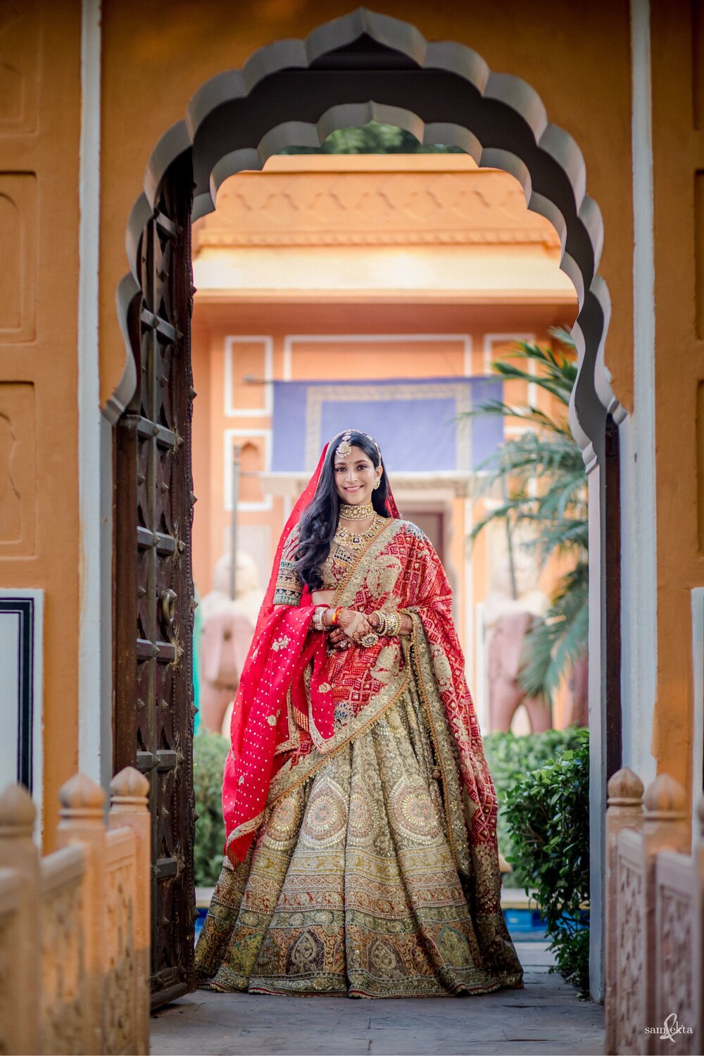 And Mehandi was ready to meet her groom