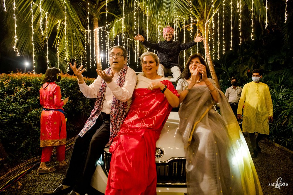 ...will delay your baraat as she sits on the bonnet of your car