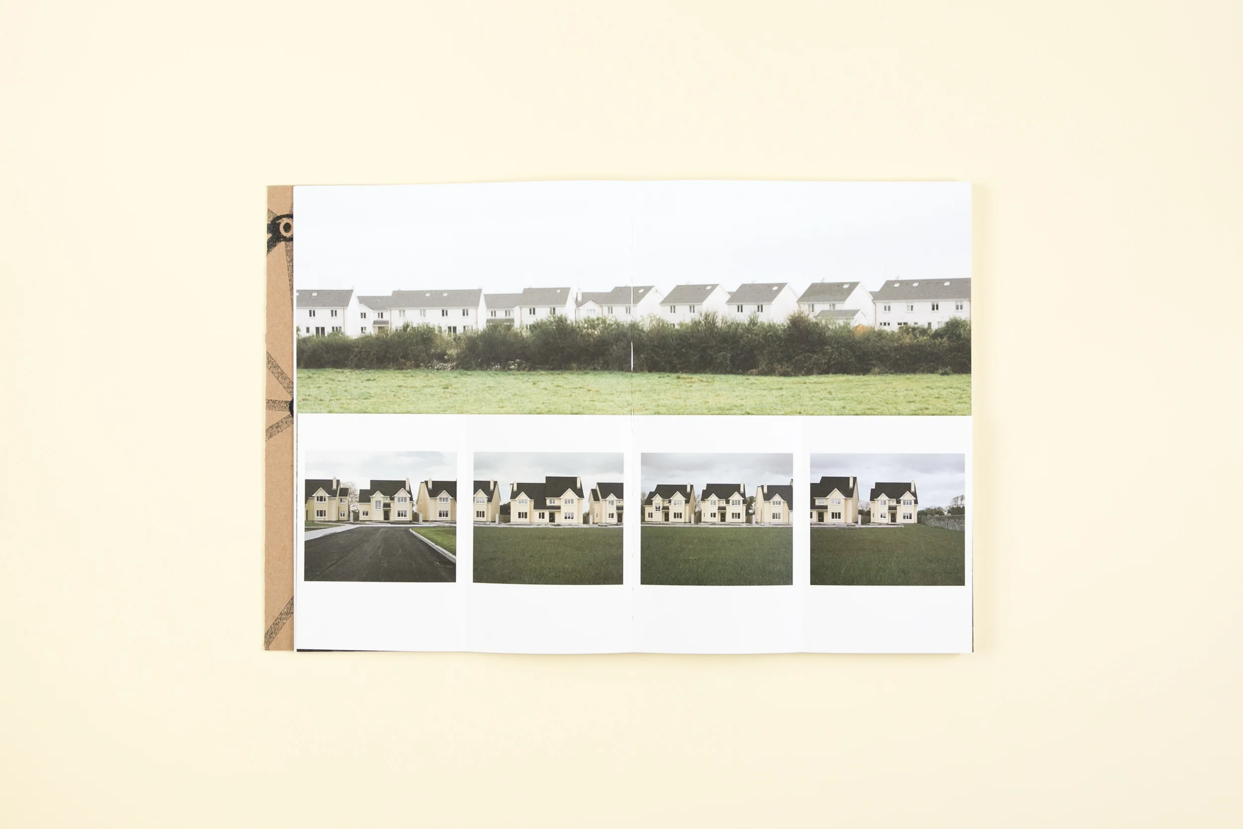 Book spread from self-published photobook 'Midlands' featuring photography by Martin Cregg and design by Read That Image.