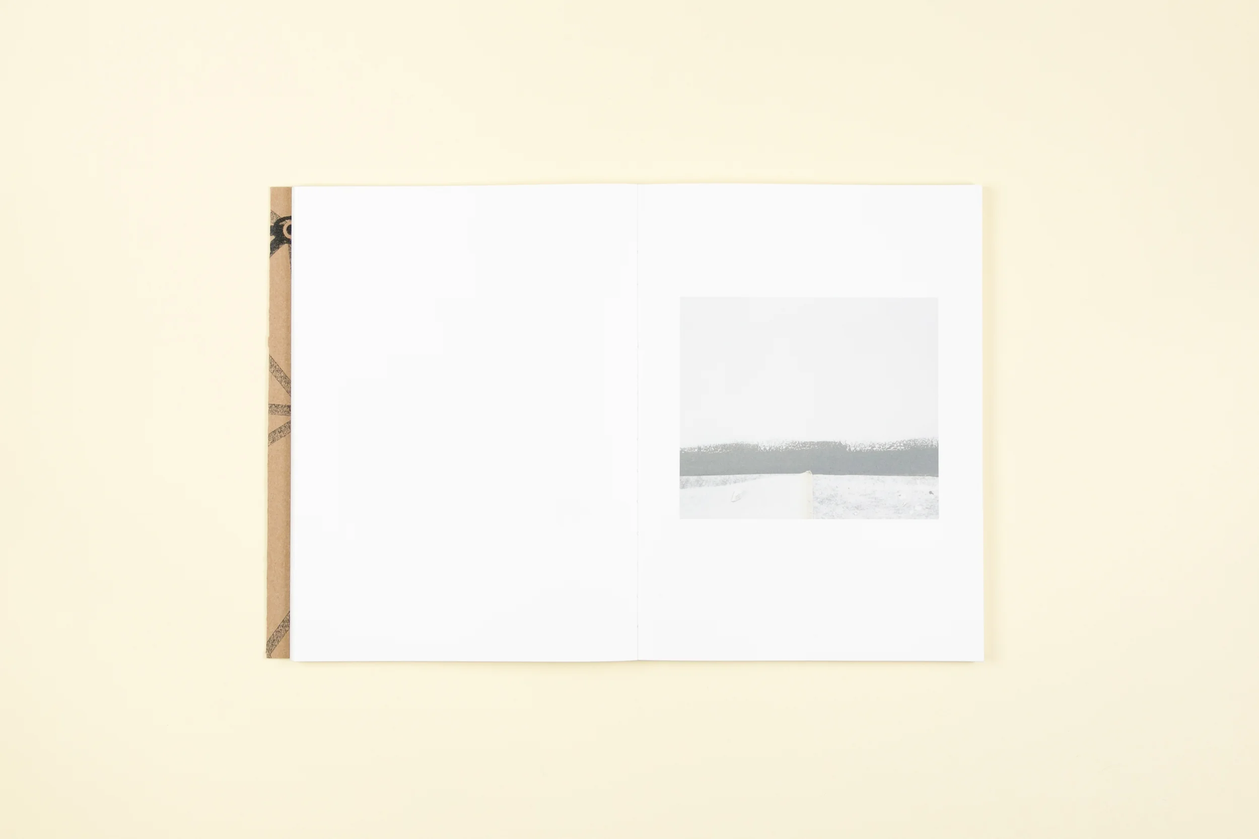 Book spread from self-published photobook 'Midlands' featuring photography by Martin Cregg and design by Read That Image.