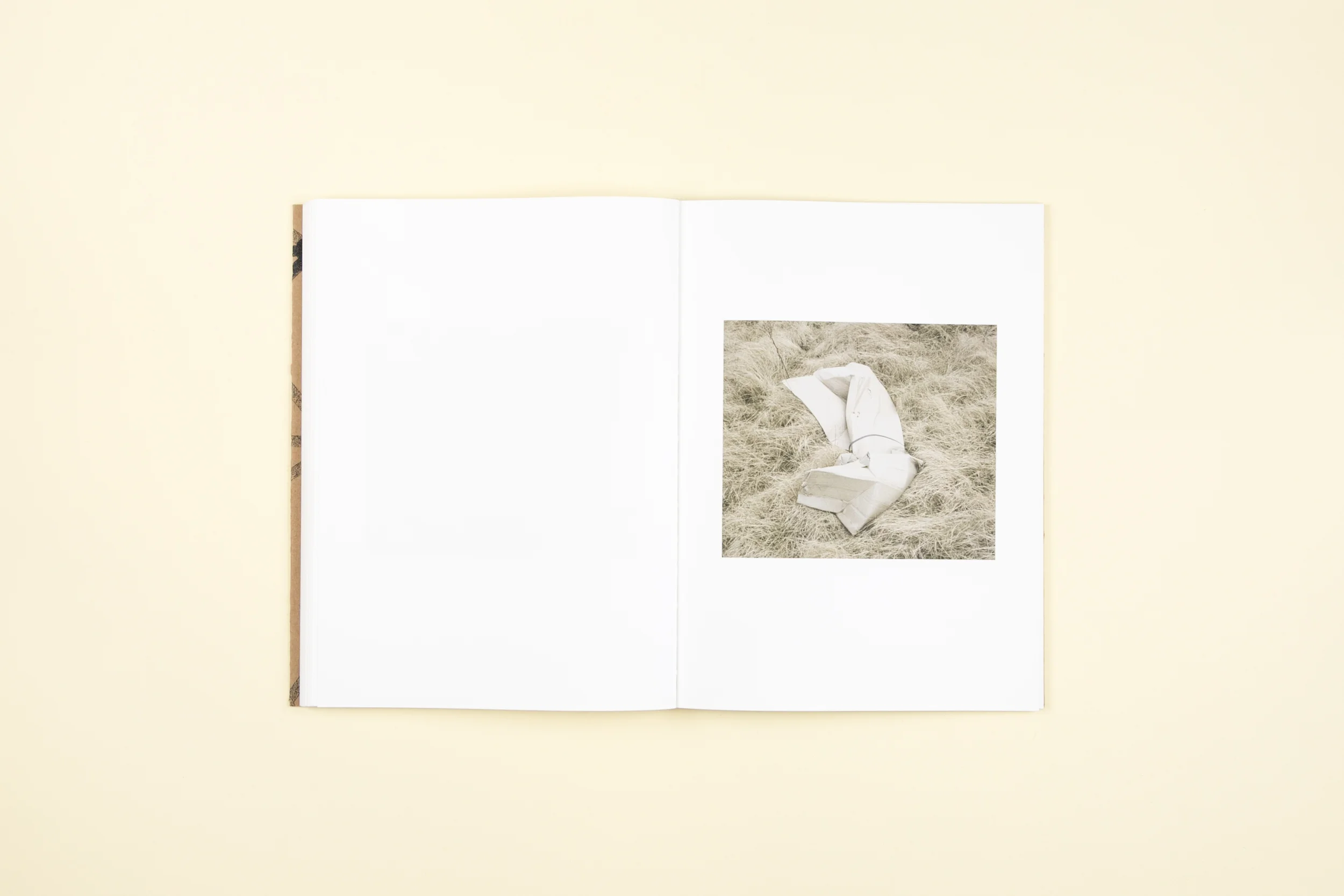 Book spread from self-published photobook 'Midlands' featuring photography by Martin Cregg and design by Read That Image.