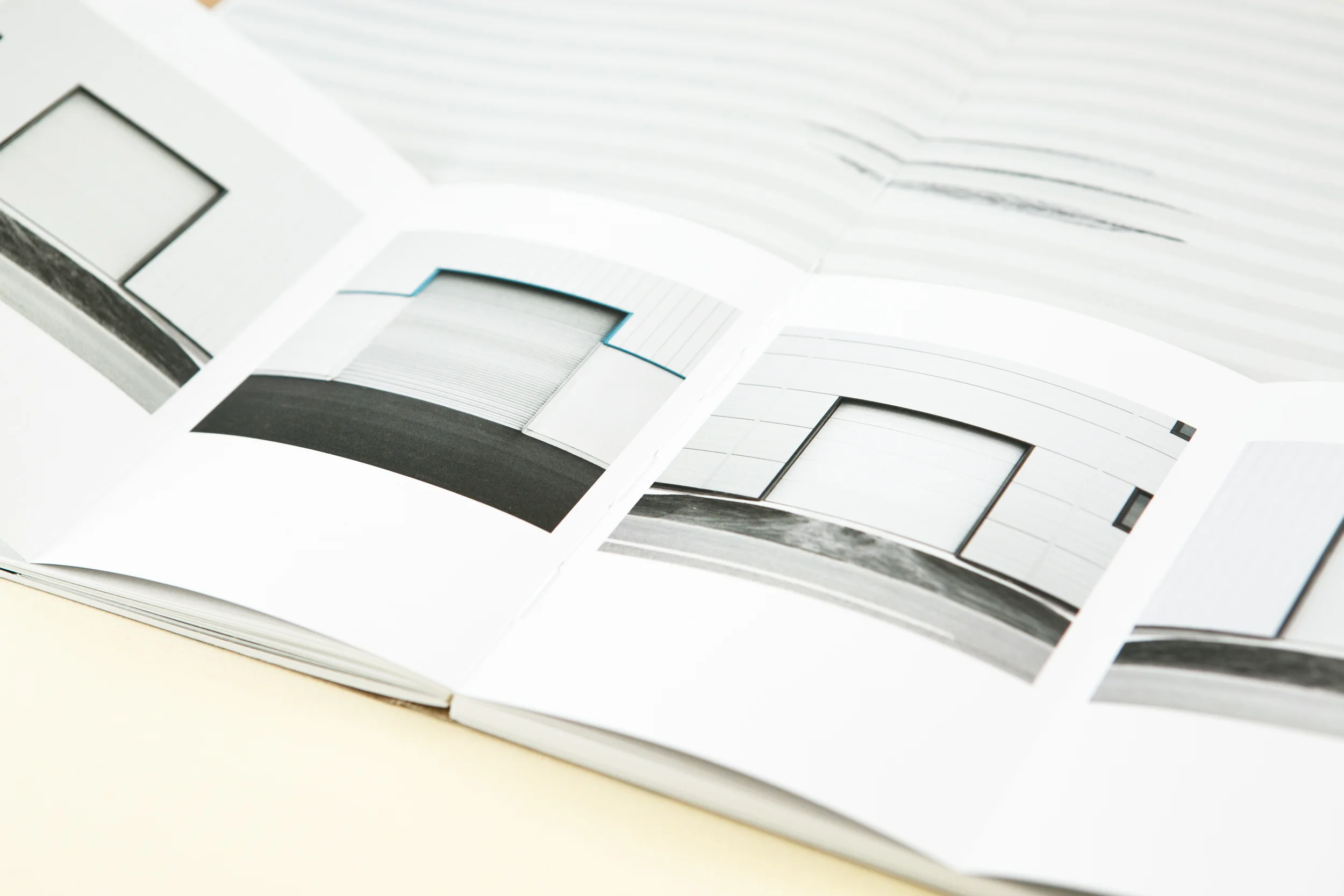 Detail of self-published photobook 'Midlands' featuring photography by Martin Cregg and design by Read That Image.