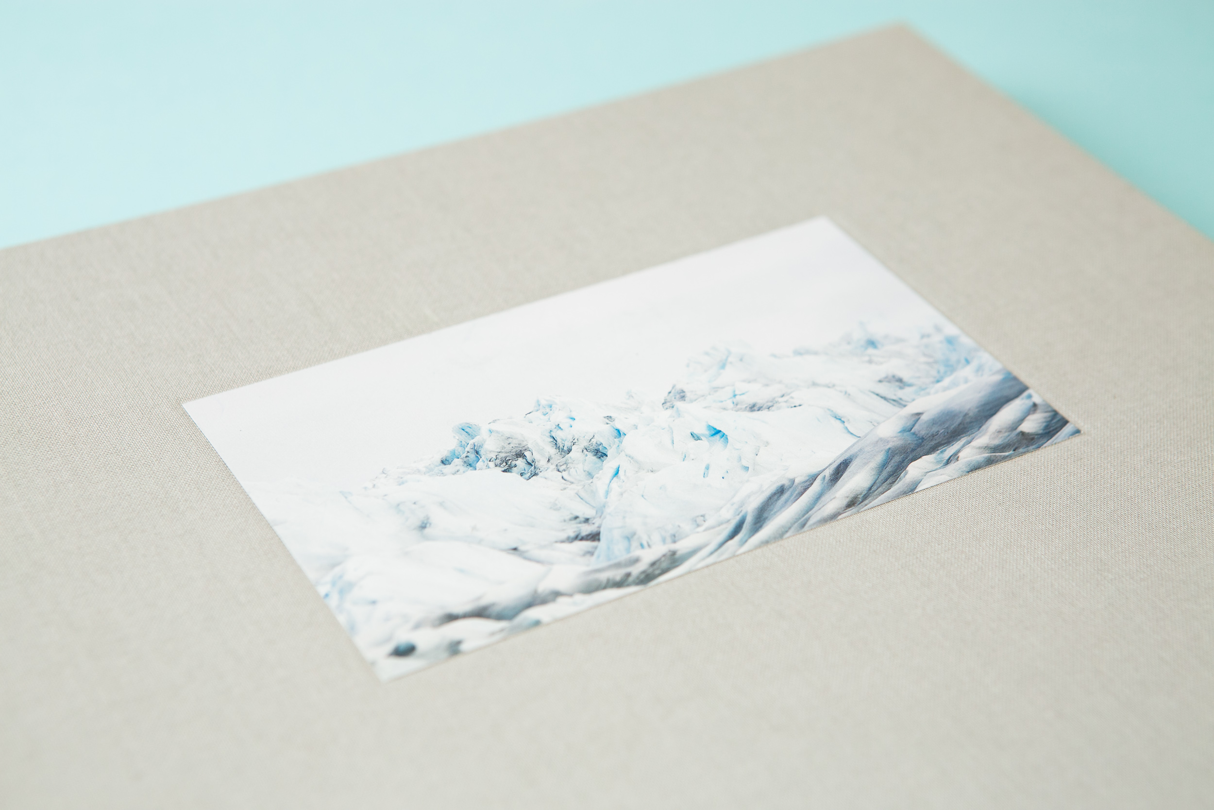 Detail of self-published photobook 'Out of Thin Air' featuring photography by Daragh Muldowney and design by Read That Image.