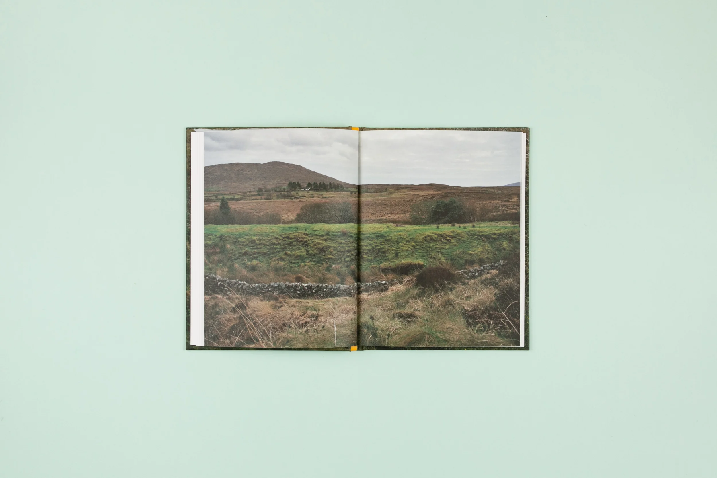 Book spread from 'The Whistle Blowing', a photobook featuring photography by Lorraine Tuck. Self-published and designed in collaboration with Read That Image.