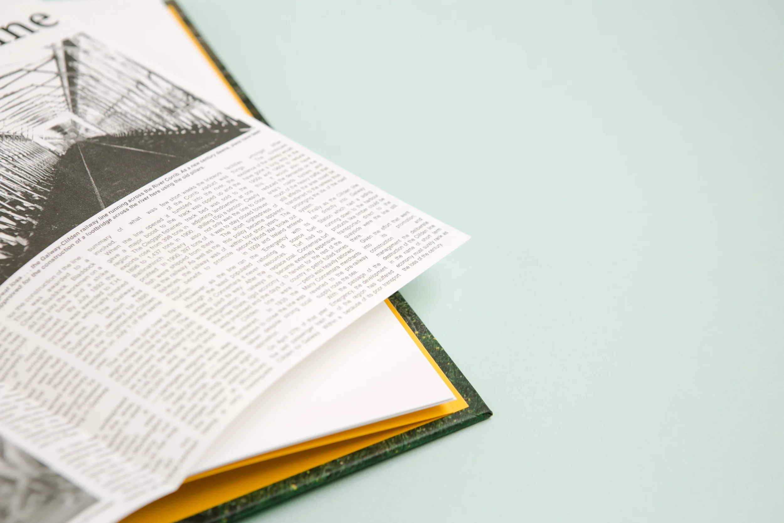 Detail of The Whistle Blowing a photobook with photography by Lorraine Tuck and Design by Read That Image Collective