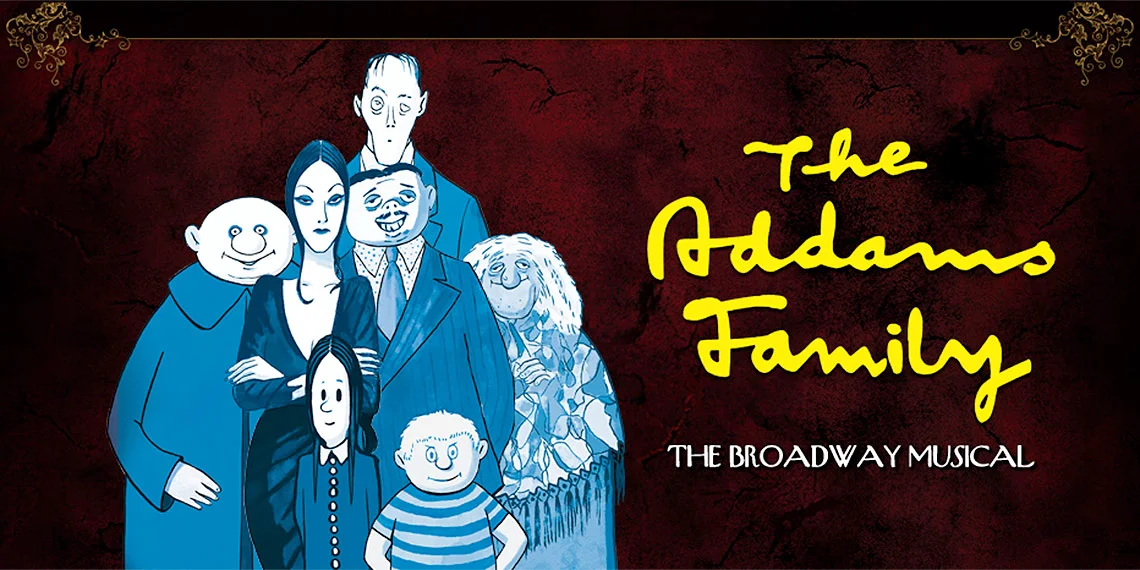 That lovable family of creepy kooks is alive and well and living in their super-spooky mansion in Central Park. The Addams family, led by the elegantly gaunt and seemingly undead Morticia and her ever-devoted husband Gomez, is in turmoil. Their daughter Wednesday, now 18, finds herself falling in love—a sensation that is unsettling for both her and her family of endearing misfits. When the teen invites her new boyfriend, Lucas Beineke, over with his “normal” family to get better acquainted with the Addams household, comic chaos (including everything from an amorous giant squid to mixed-up potions to a scorching tango) ensues. Lily is proud to support the National Tour of this spectacular show.