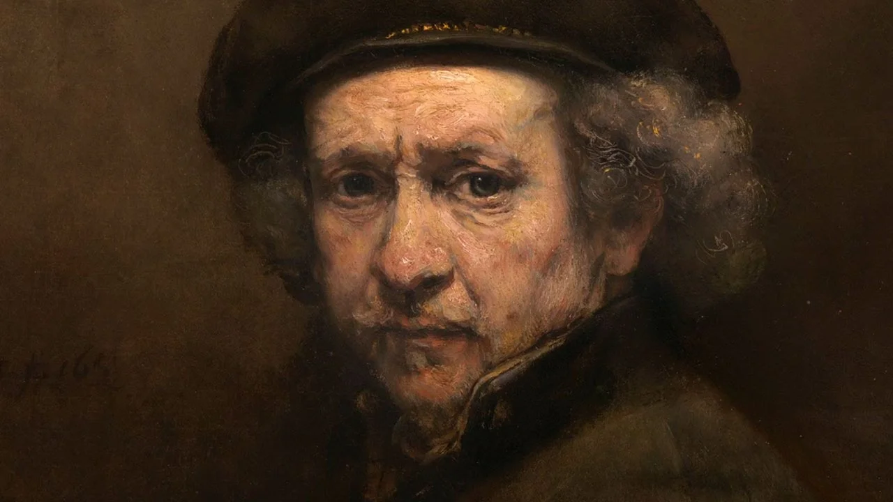 Rembrandt self portrait, 1659.