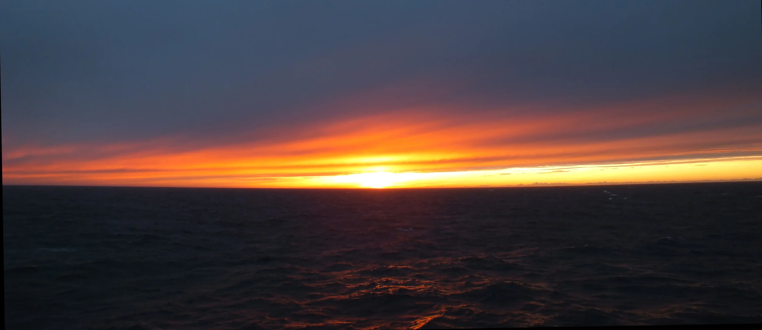 Leaving Greenland towards Iceland.