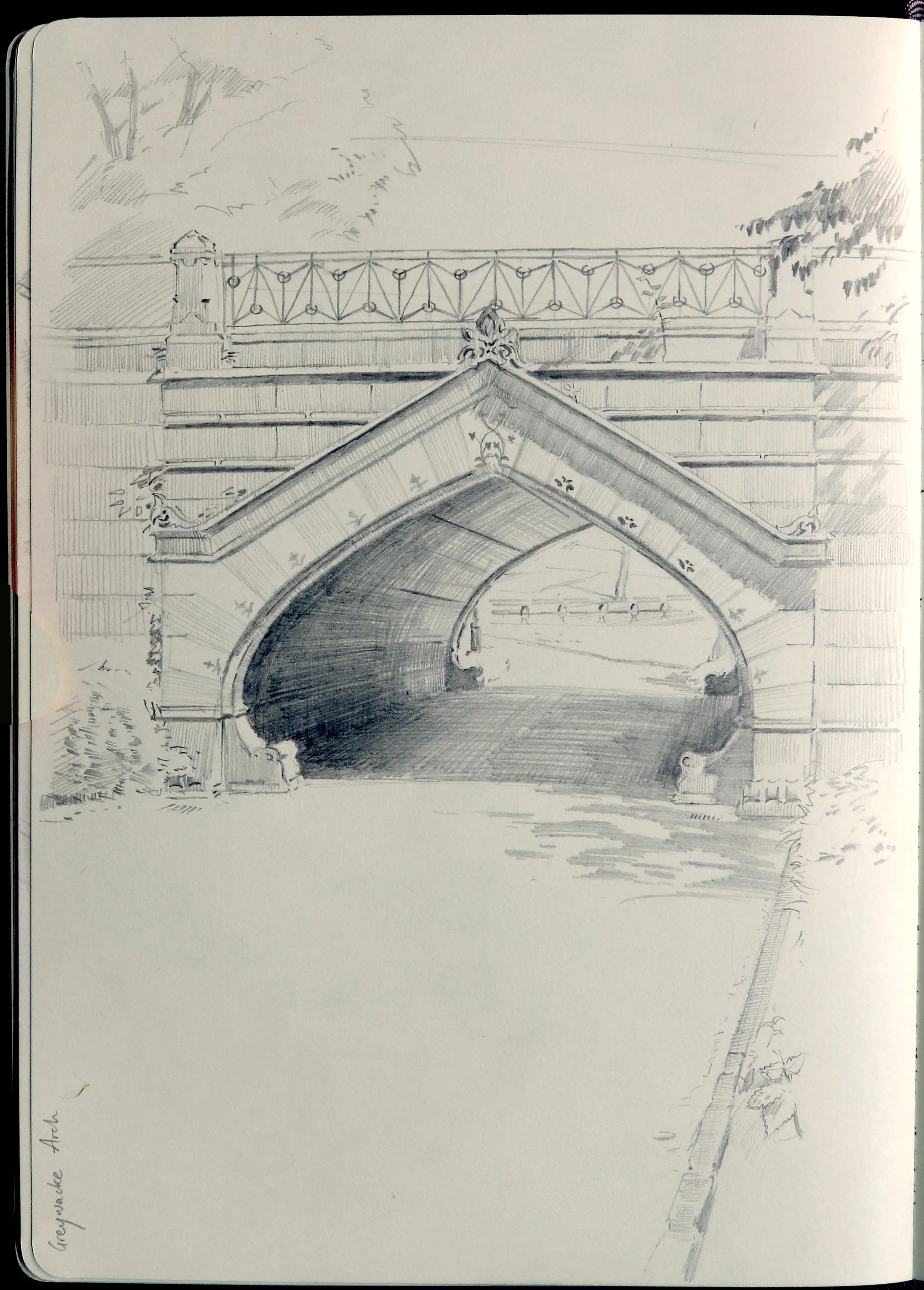 GREYWACKE ARCH. Built in 1861-1863 by Calvert Vaux and Jacob Wrey Mould