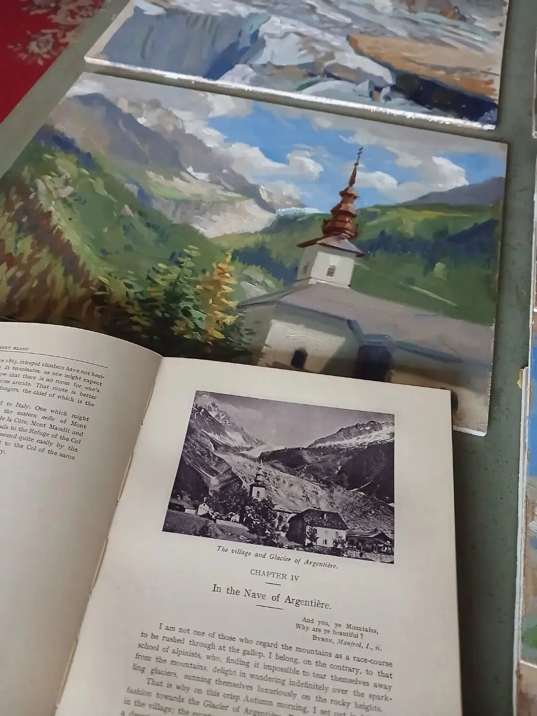 From the Alps to the Arctic, it's been a busy summer! Here's a selection of various painting sites that I'm directly comparing to where previous painters have been. In the Alps I'm hunting down artists like Turner, Ruskin, Collier, Lopp&eacute;, Comp