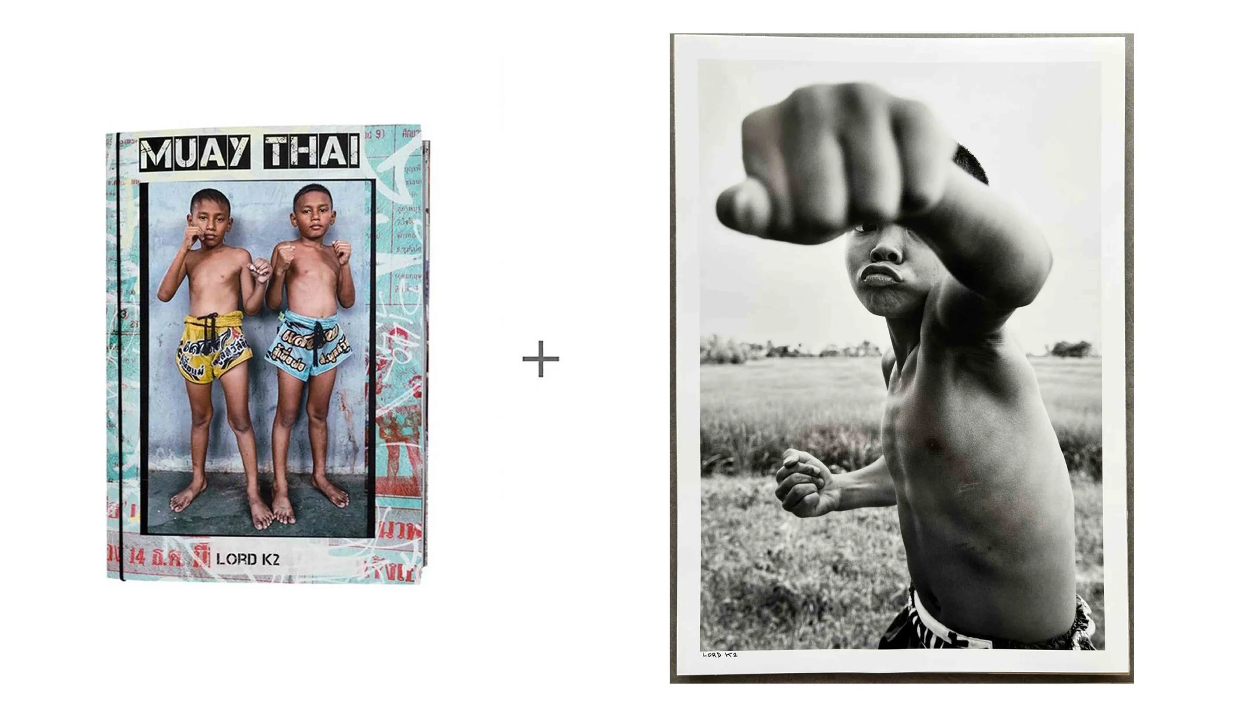 Signed book 'Muay Thai' + A3 b&amp;w Print  | €155.00