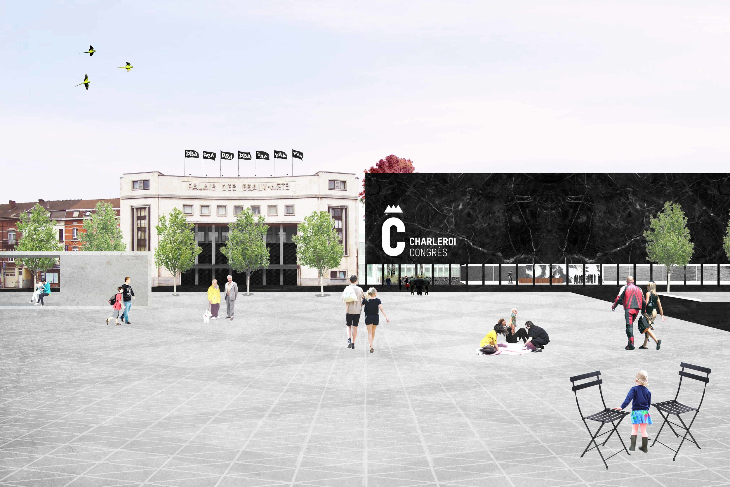 CHARLEROI DC | Portefeuille des projets FEDER 2014-2020 Aujourd'hui, grâce à la programmation 2014-2020 du FEDER, la ville peut réaliser cette ambitieuse rénovation du quadrant nord-ouest de son centre-urbain. + d'informations