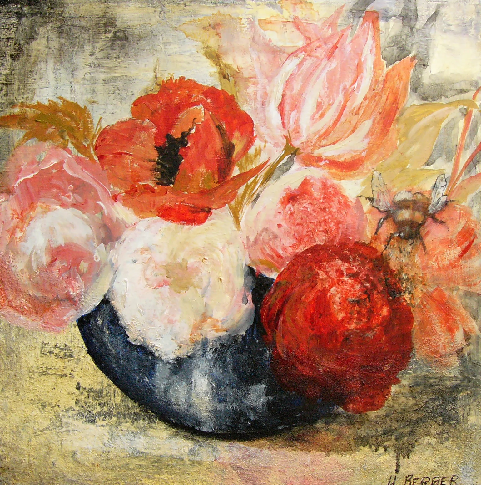  Obsession, acrylic, 24 x 24", sold 