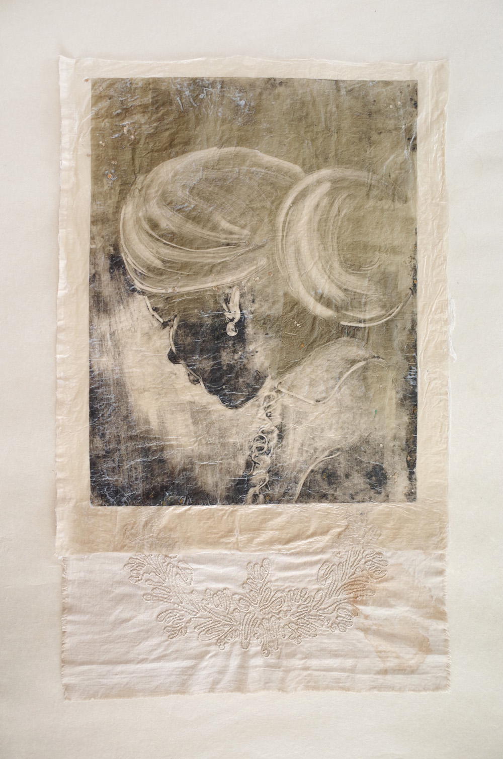Fragment of her mother's trousseau