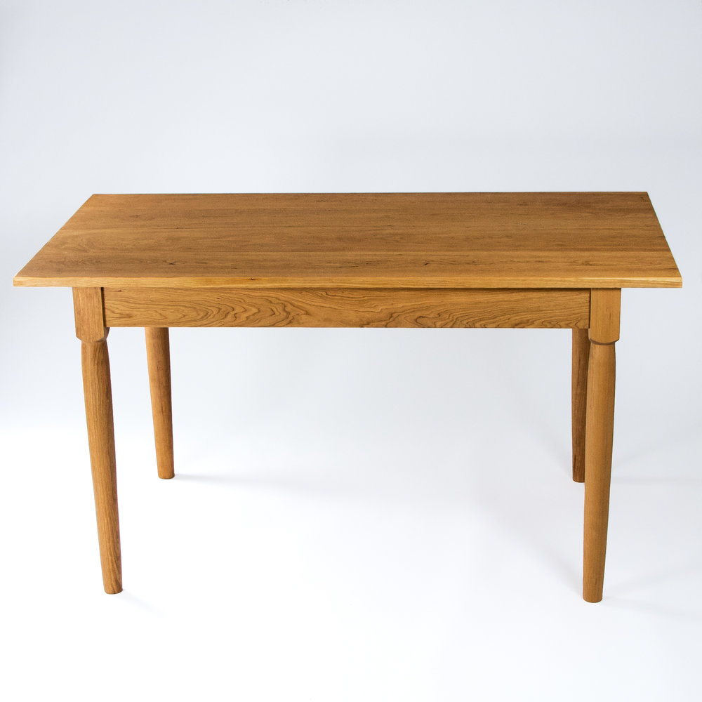 Shaker Dining Table With Turned Legs Sustar Woodworks Shaker Dining Table With Turned Legs Sustar Woodworks
