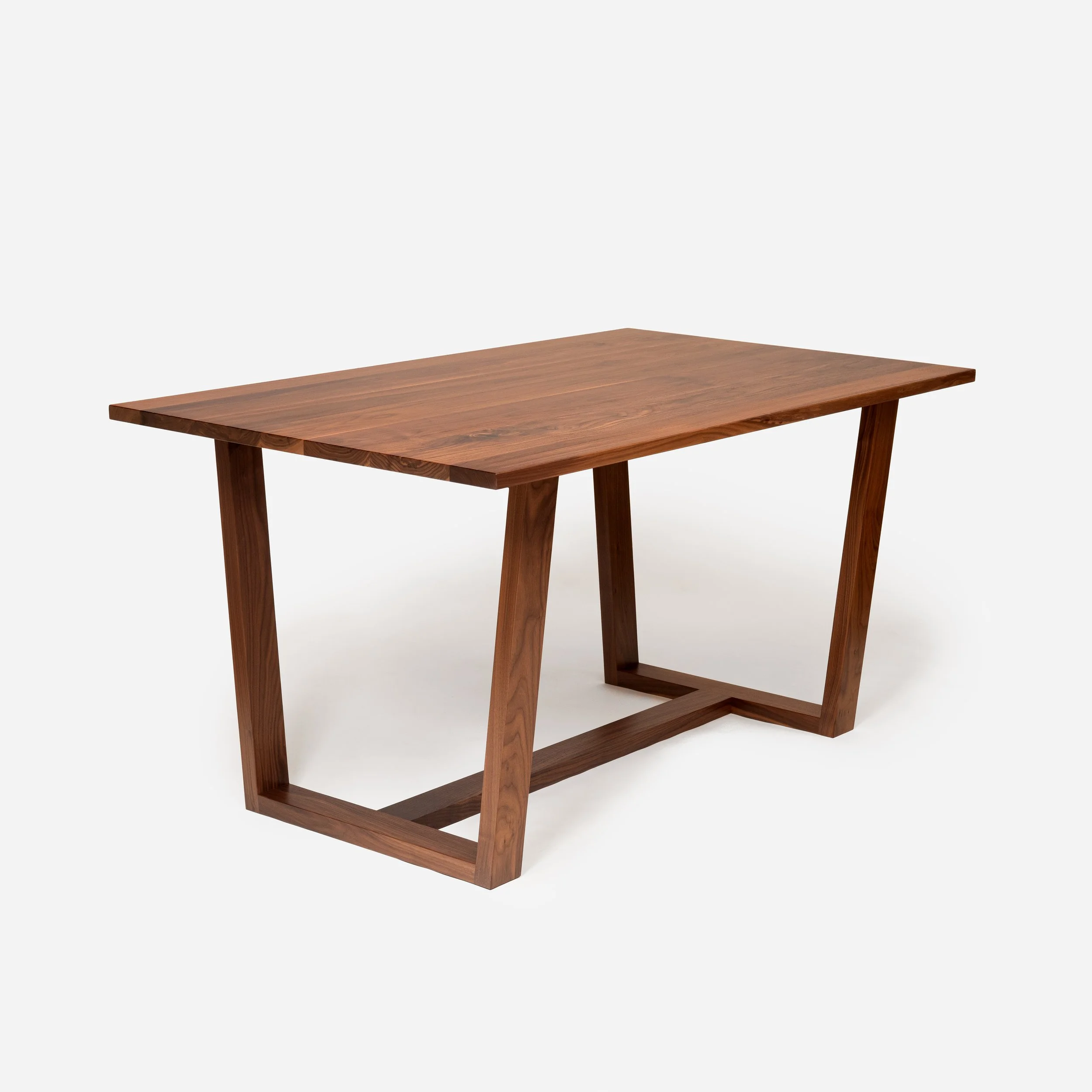 【値下げ】0229made Assistant table walnut flow line table | 0229