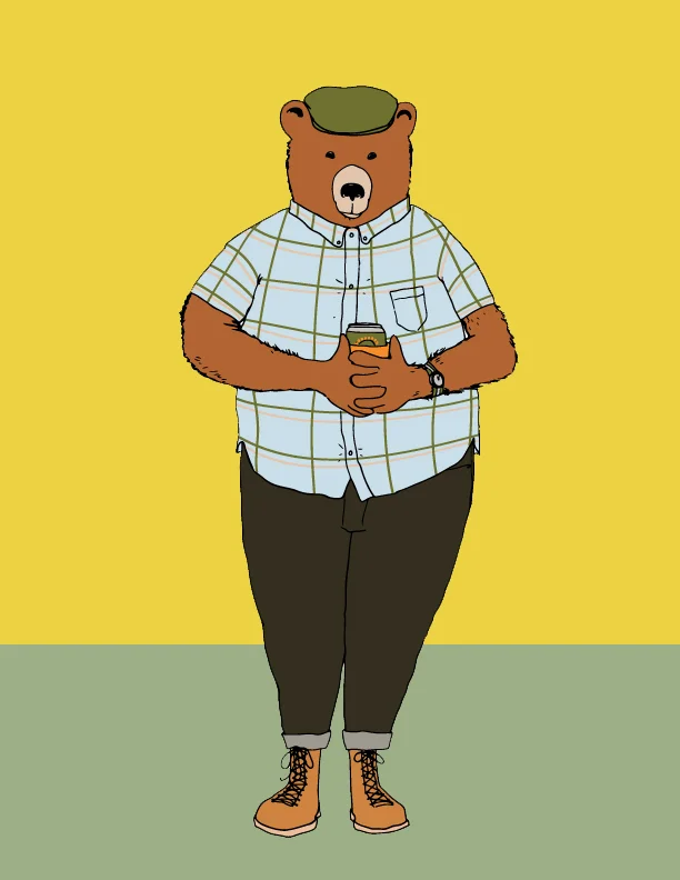 Hipster Bear