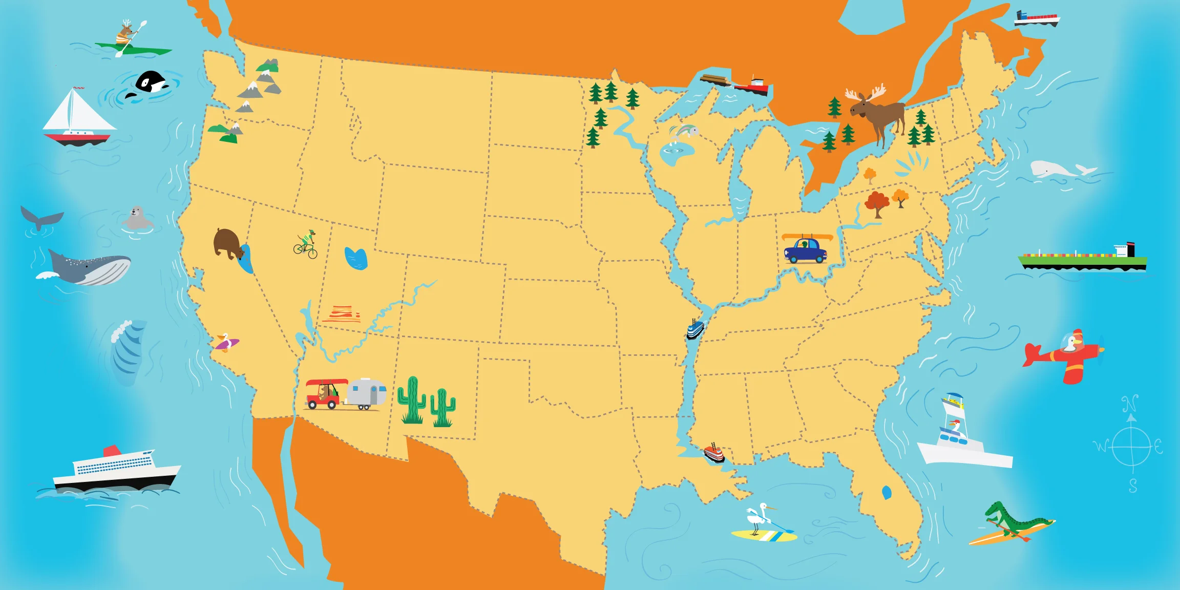Waterways Map