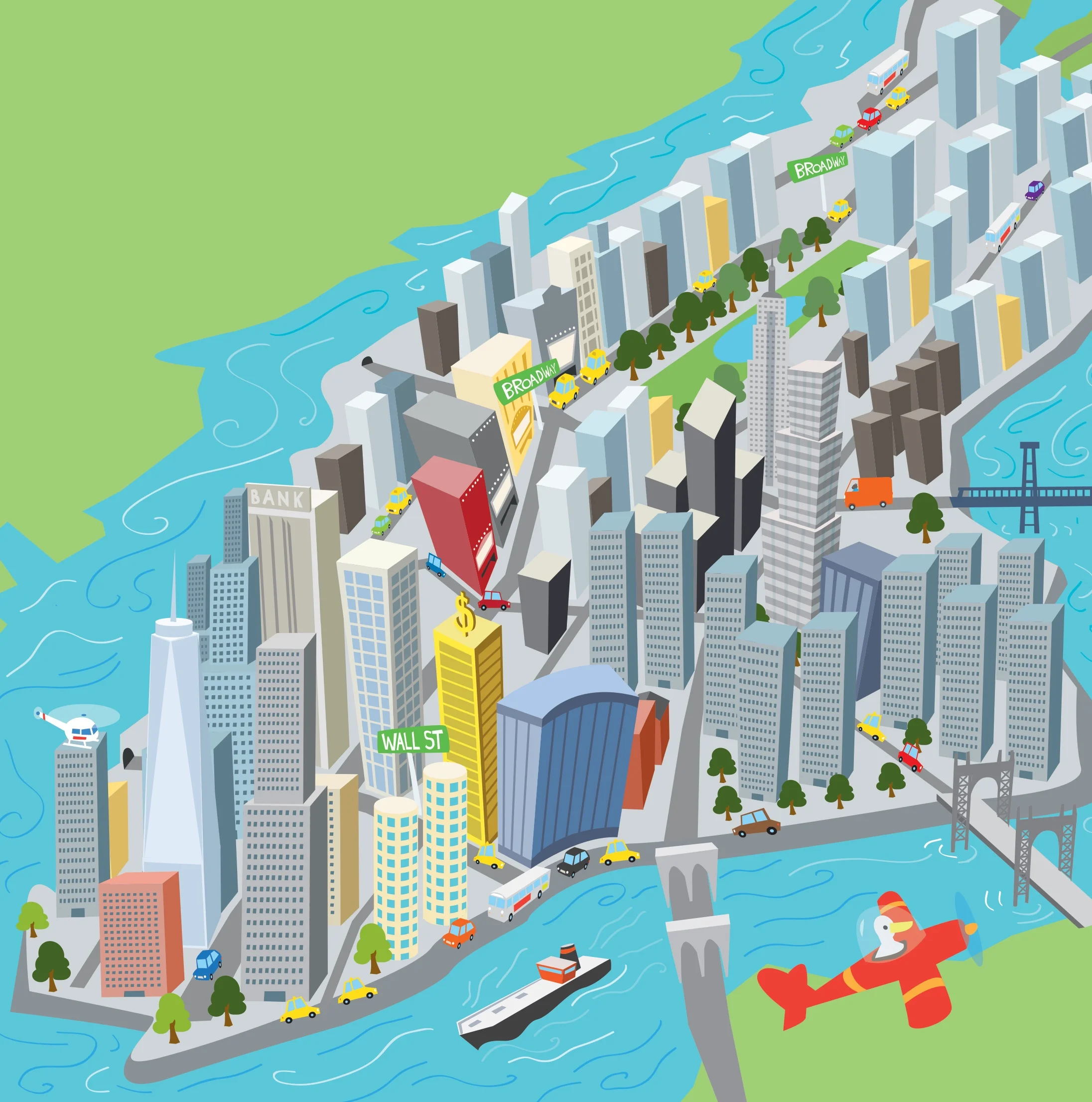 NYC from Map It Jr. Roads and Trails