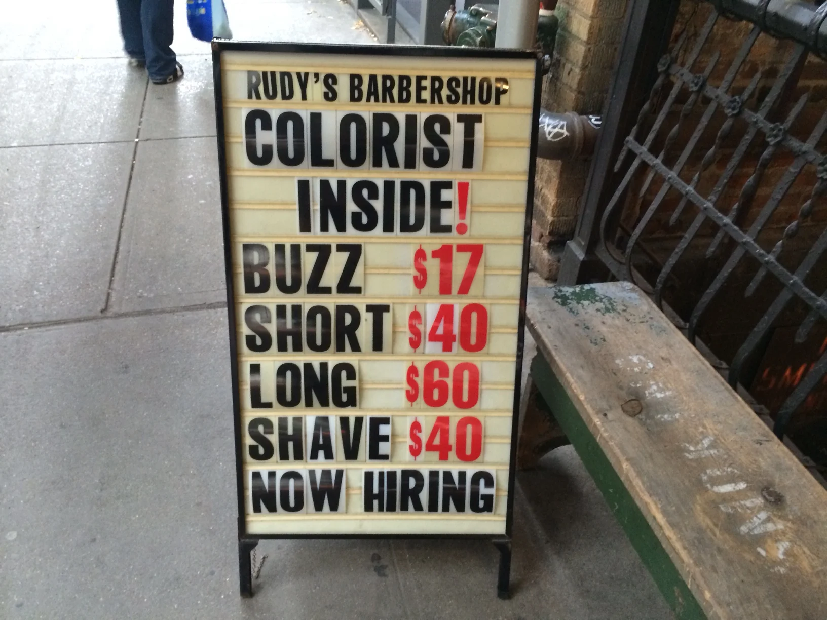 Rudy's Barbershop--Now hiring colorists!